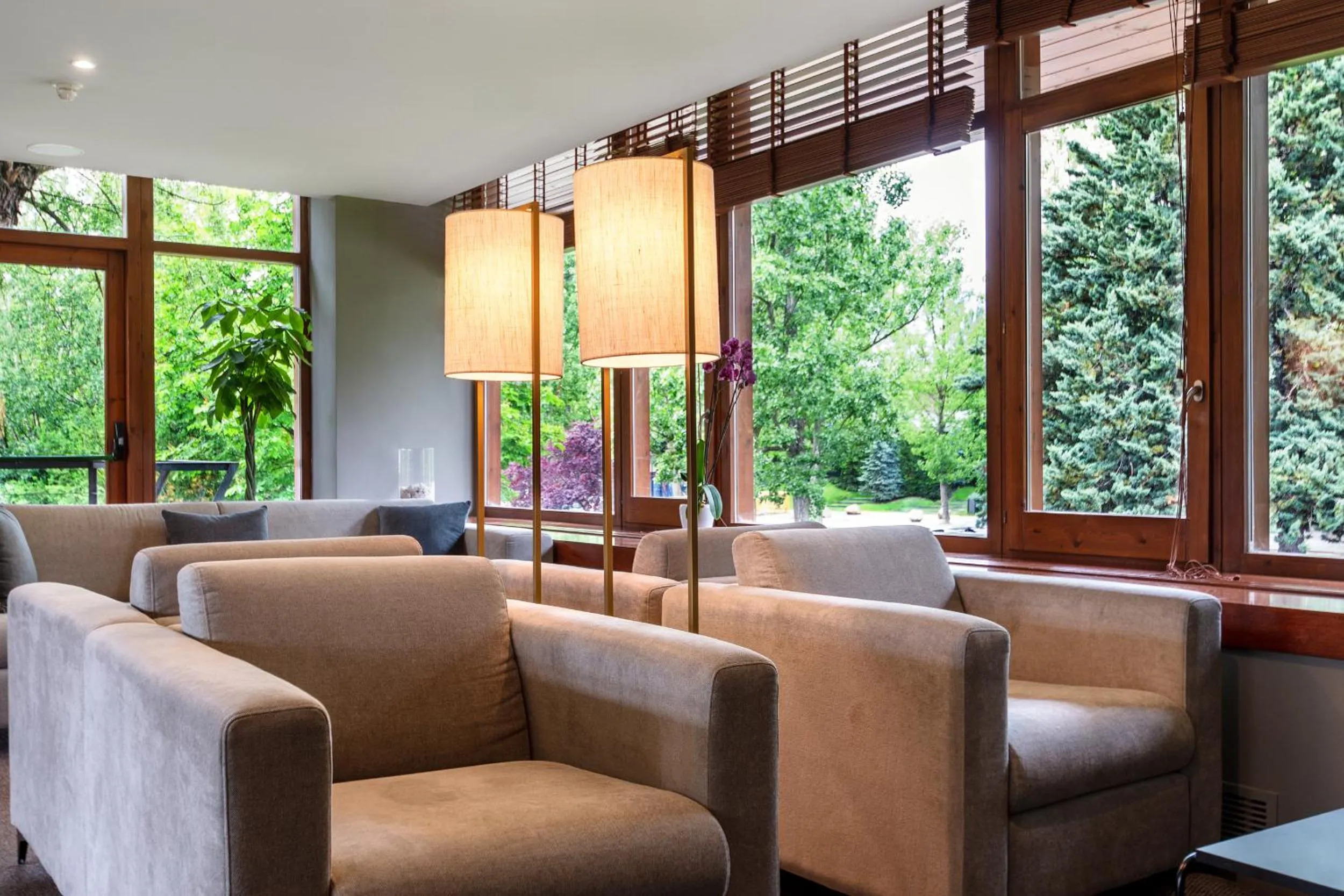 Communal lounge/ TV room in Hotel Xalet del Golf