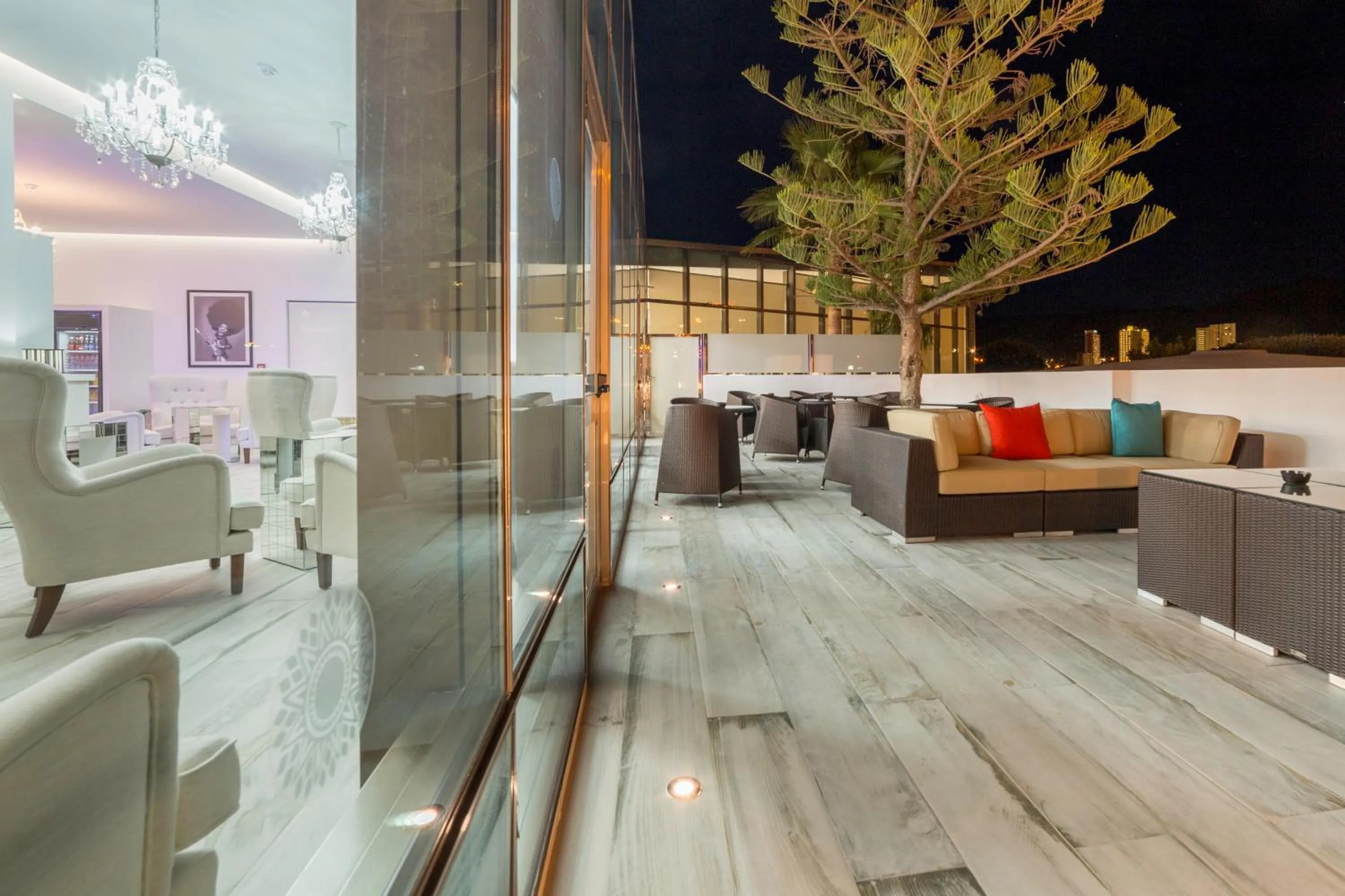 Patio in Sandos Benidorm Suites