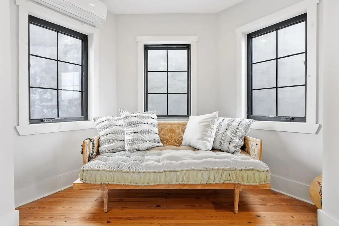 Bedroom, Bed in Designer 3 BR Townhome with Beautiful Backyard