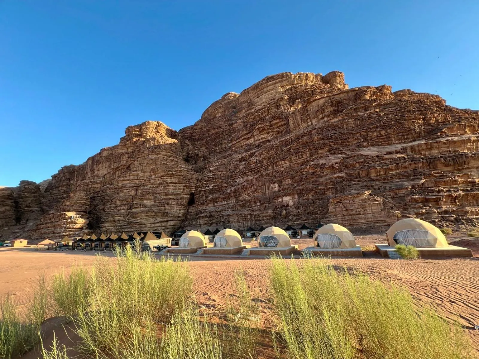 Mountain view in Shaheen Camp Wadi rum