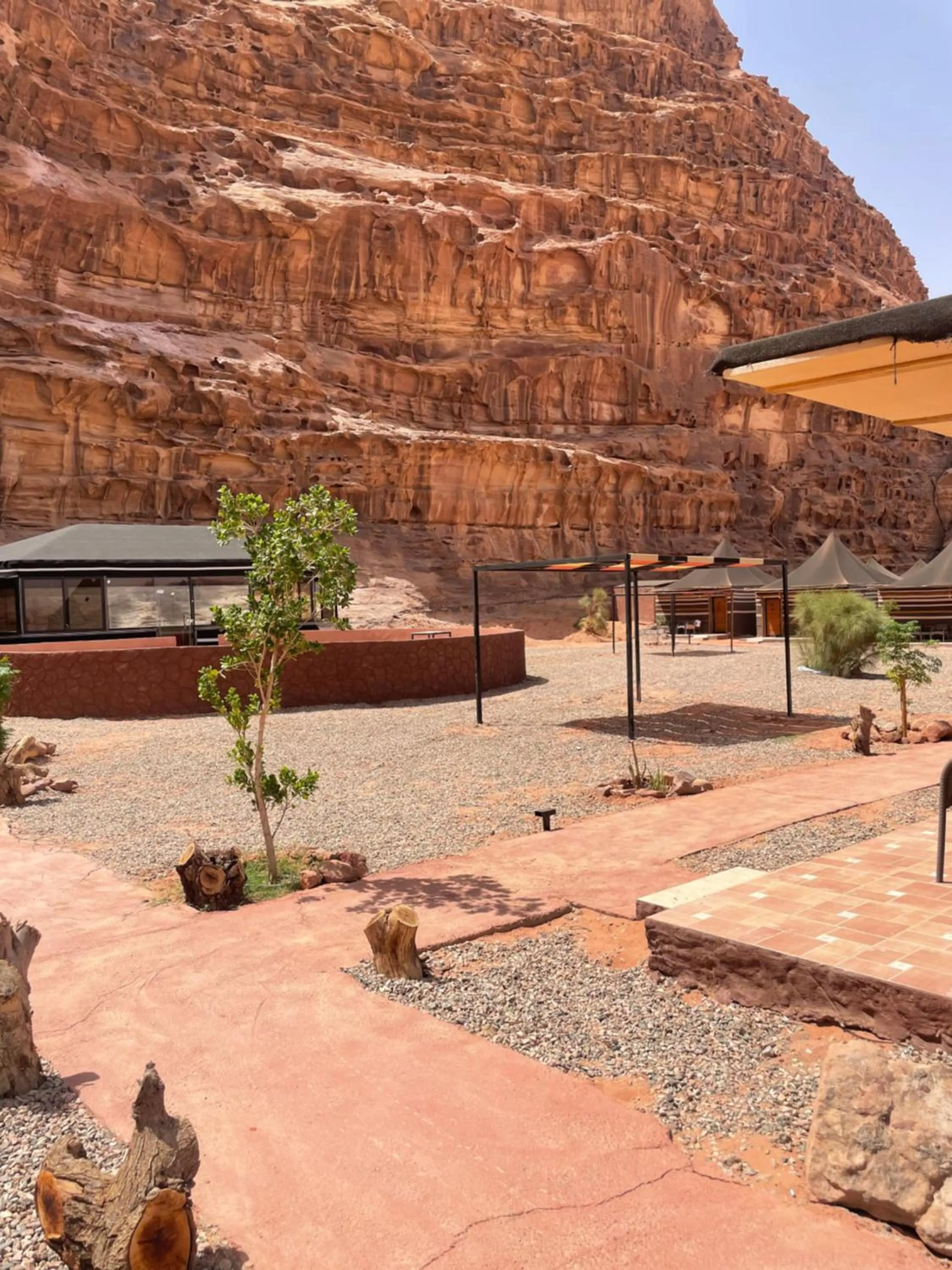 View (from property/room) in Shaheen Camp Wadi rum