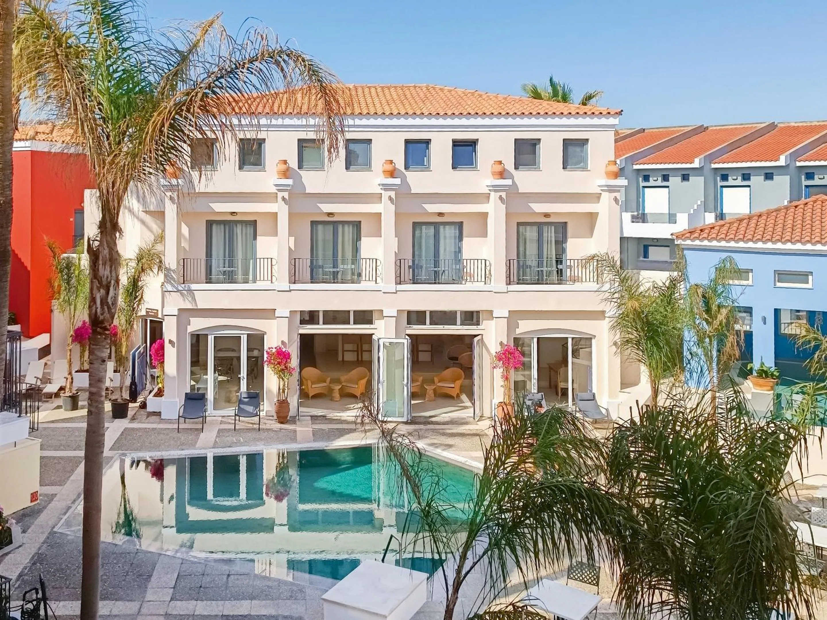 Property building in Grecotel Plaza Beach House