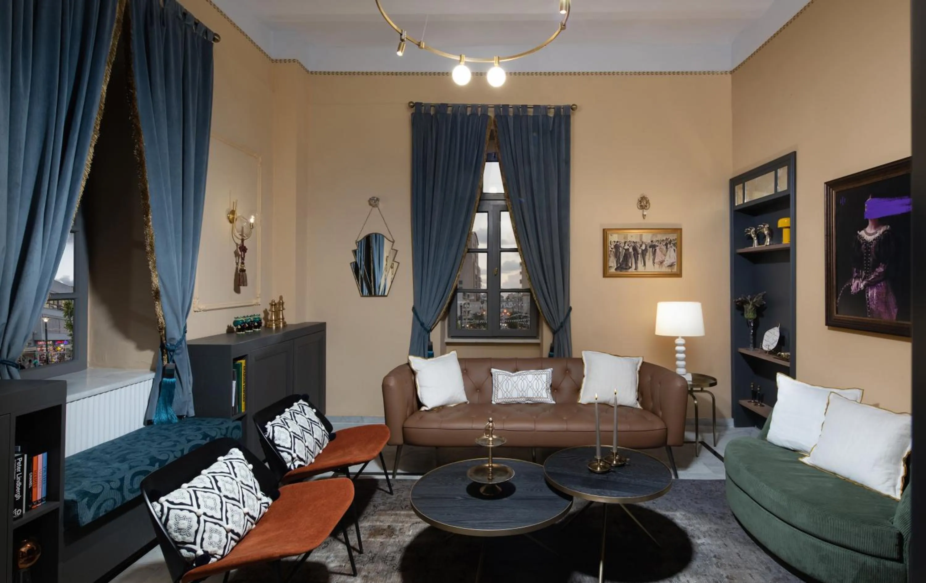 Seating area in Rephael House Boutique Hotel