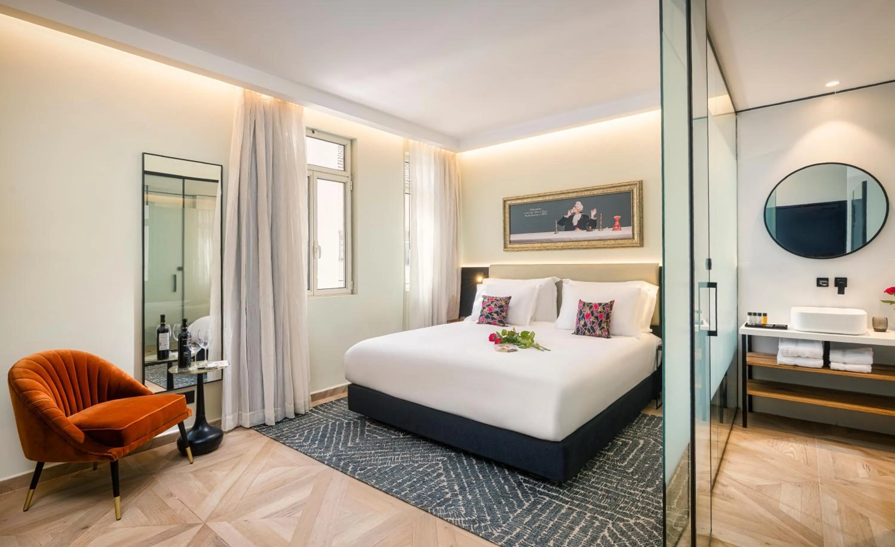 Photo of the whole room, Bed in Rephael House Boutique Hotel