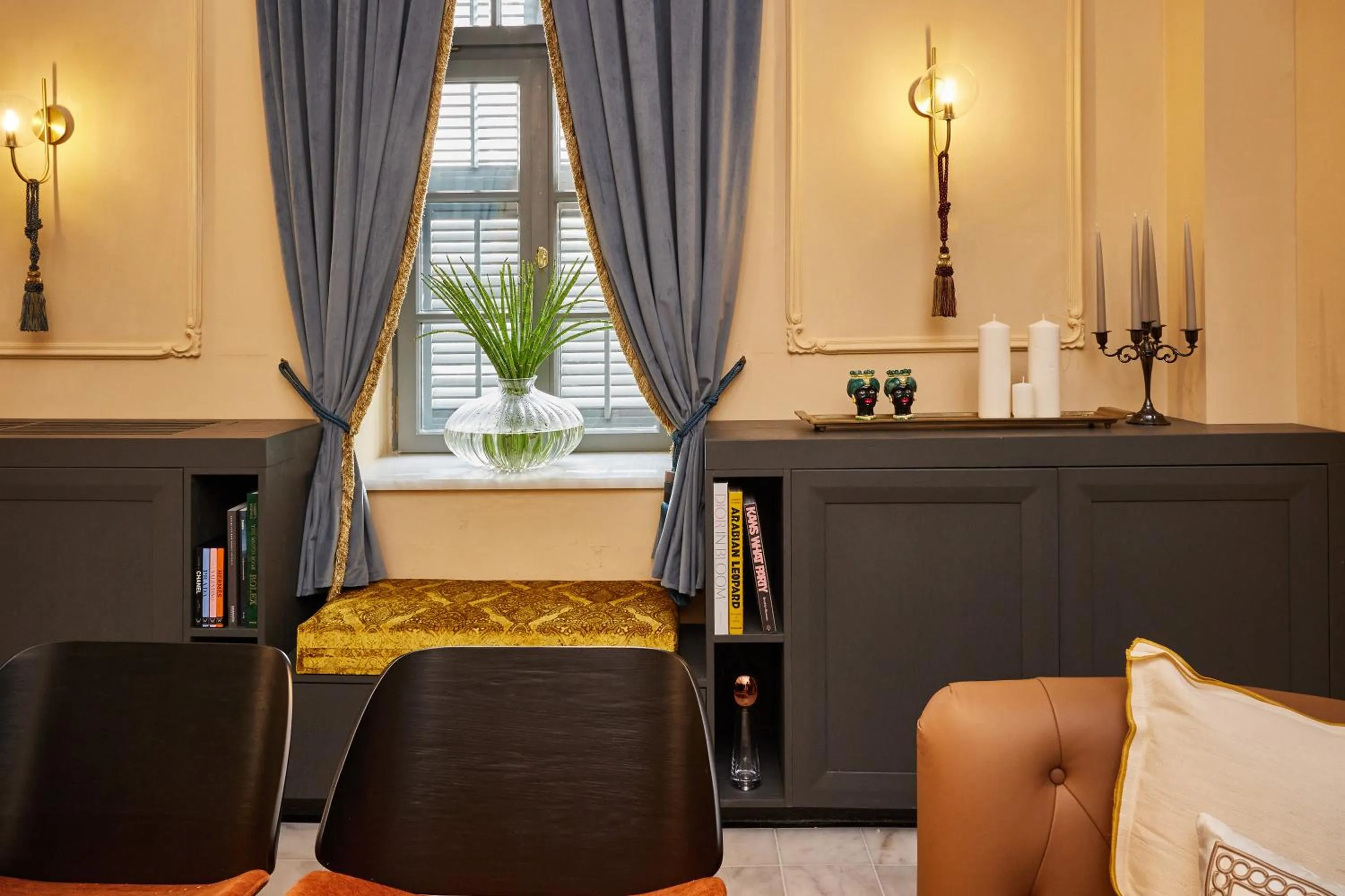 Seating area in Rephael House Boutique Hotel