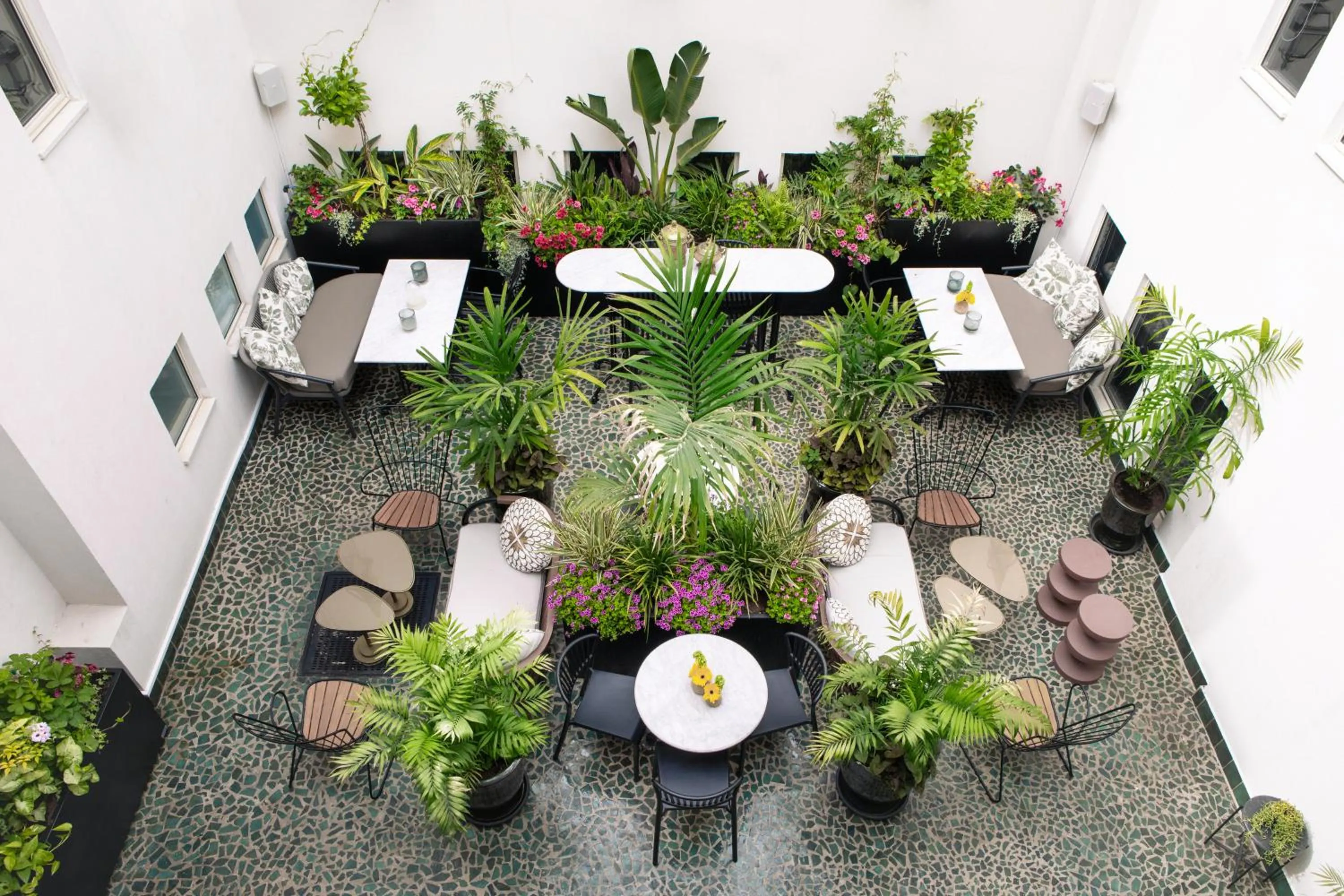 Patio in Rephael House Boutique Hotel