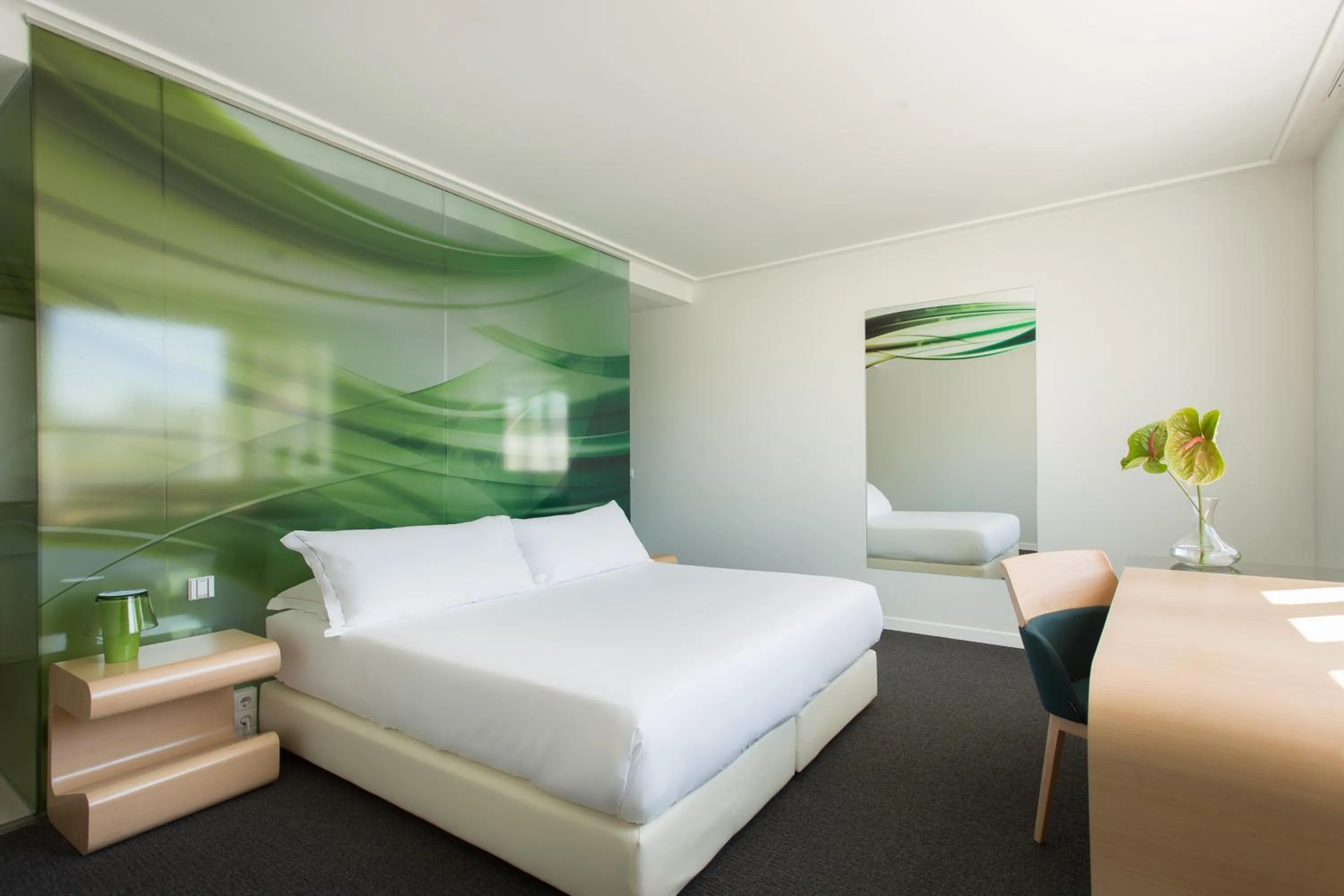 Bedroom, Bed in Room Mate Oscar, Madrid