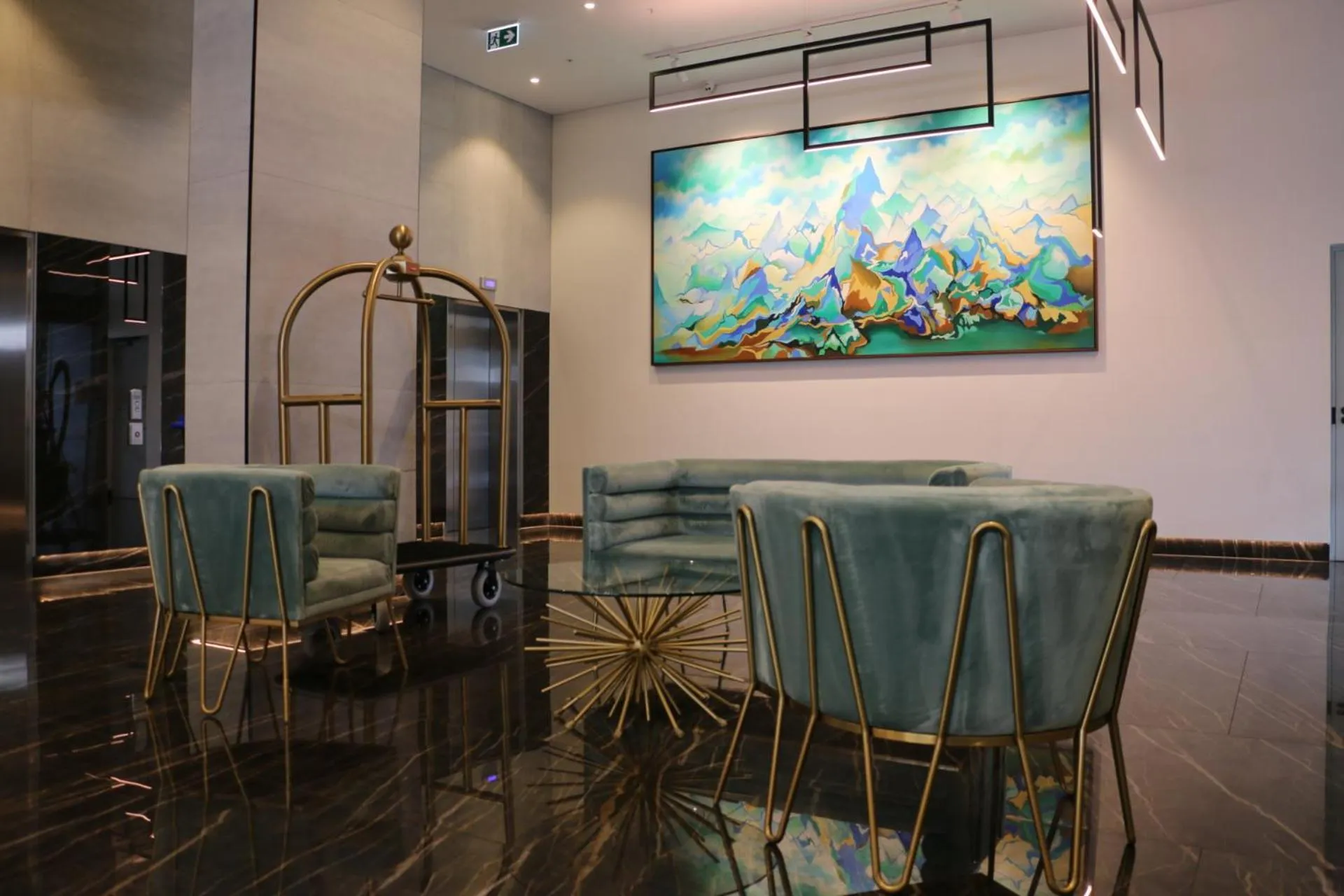 Lobby or reception in Kooii Apartments