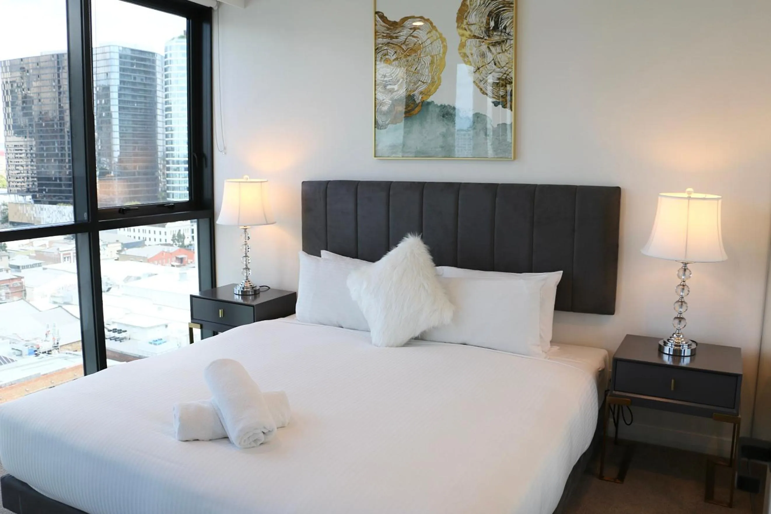 Bed in Kooii Apartments