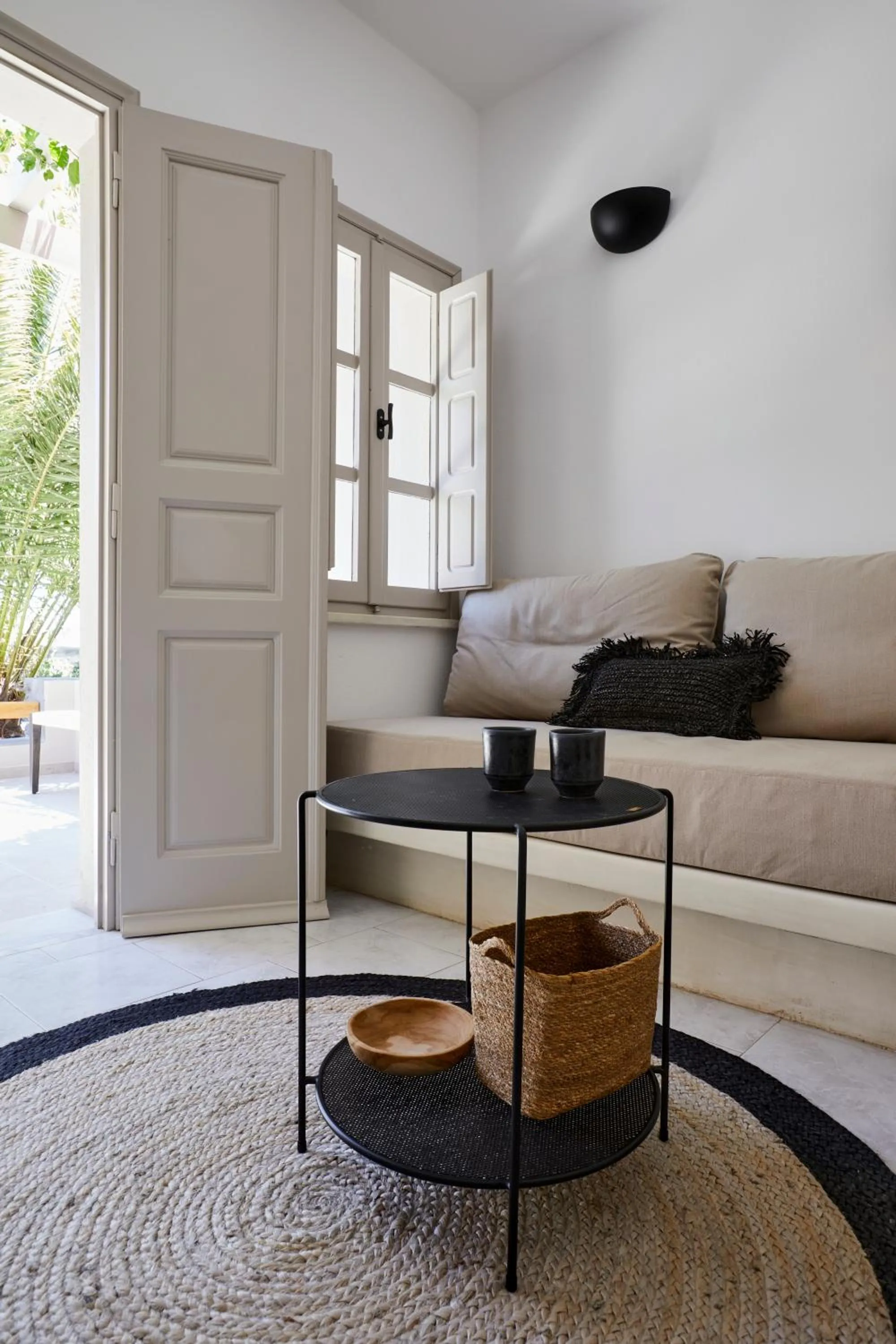 Seating area in Marillia Village