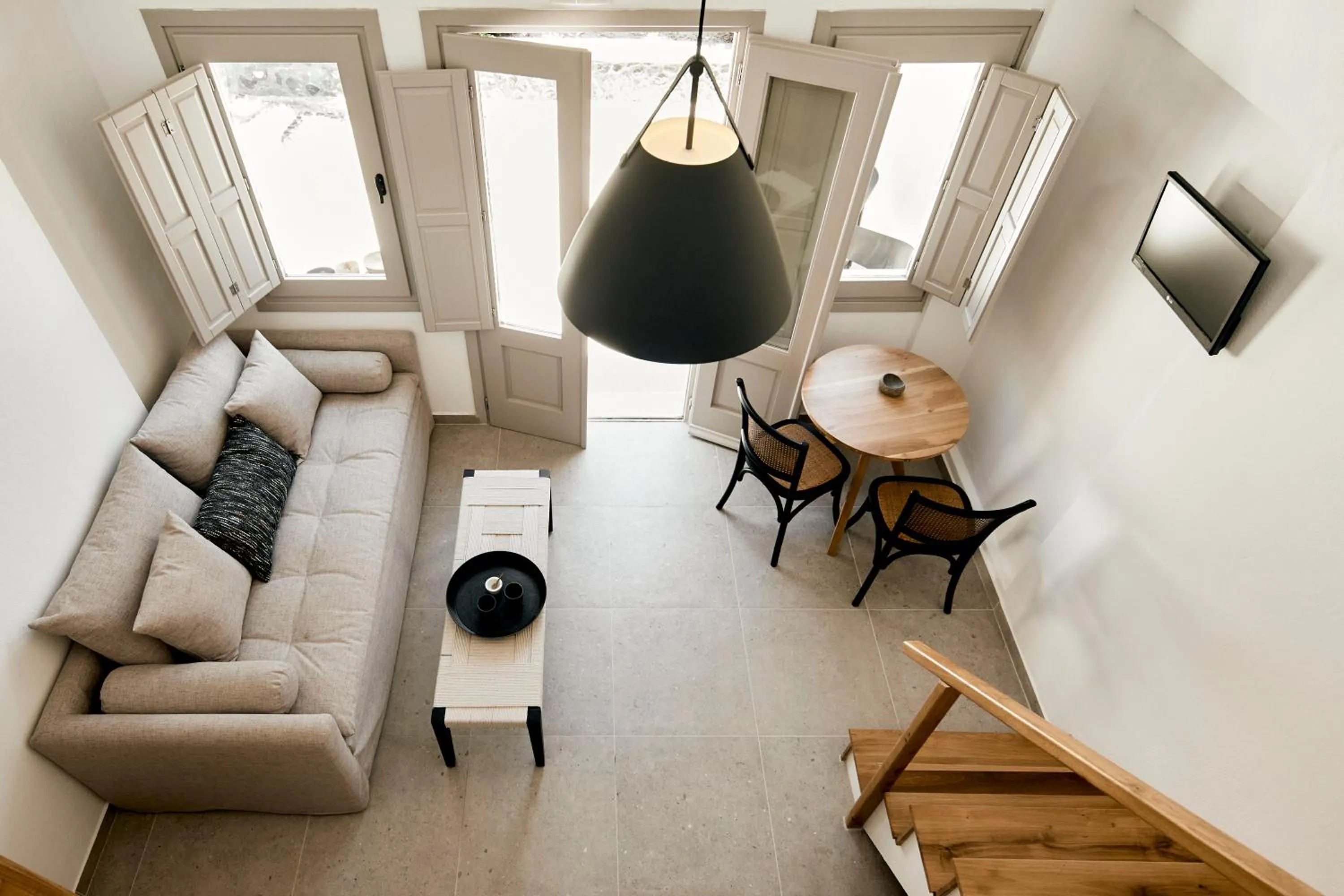 Seating area in Marillia Village