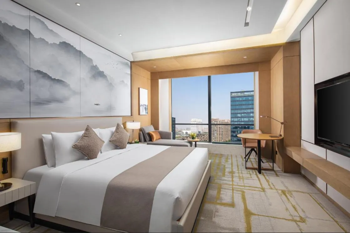 Bed in Metropark Hotel Hongqiao Shanghai