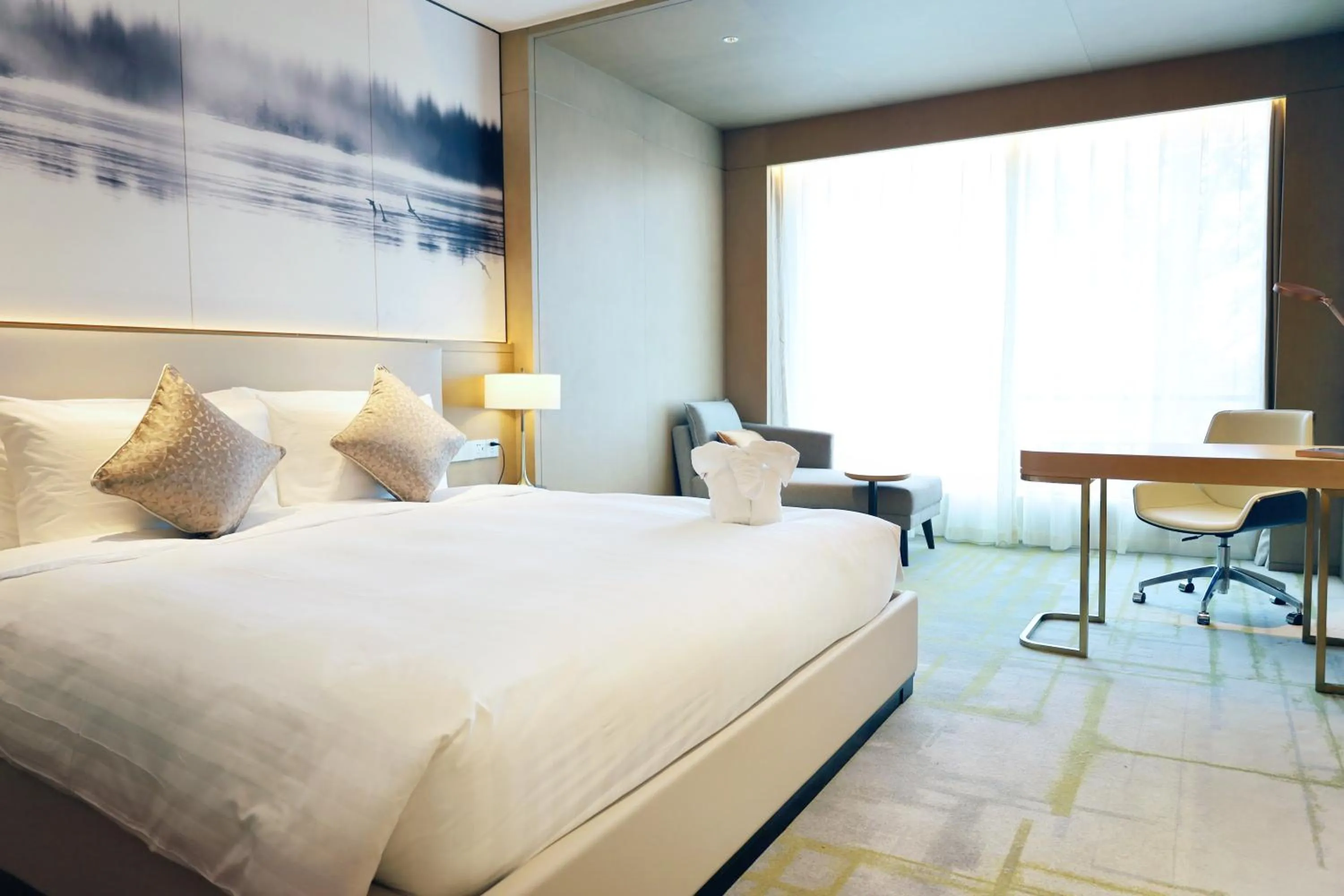 Bed in Metropark Hotel Hongqiao Shanghai