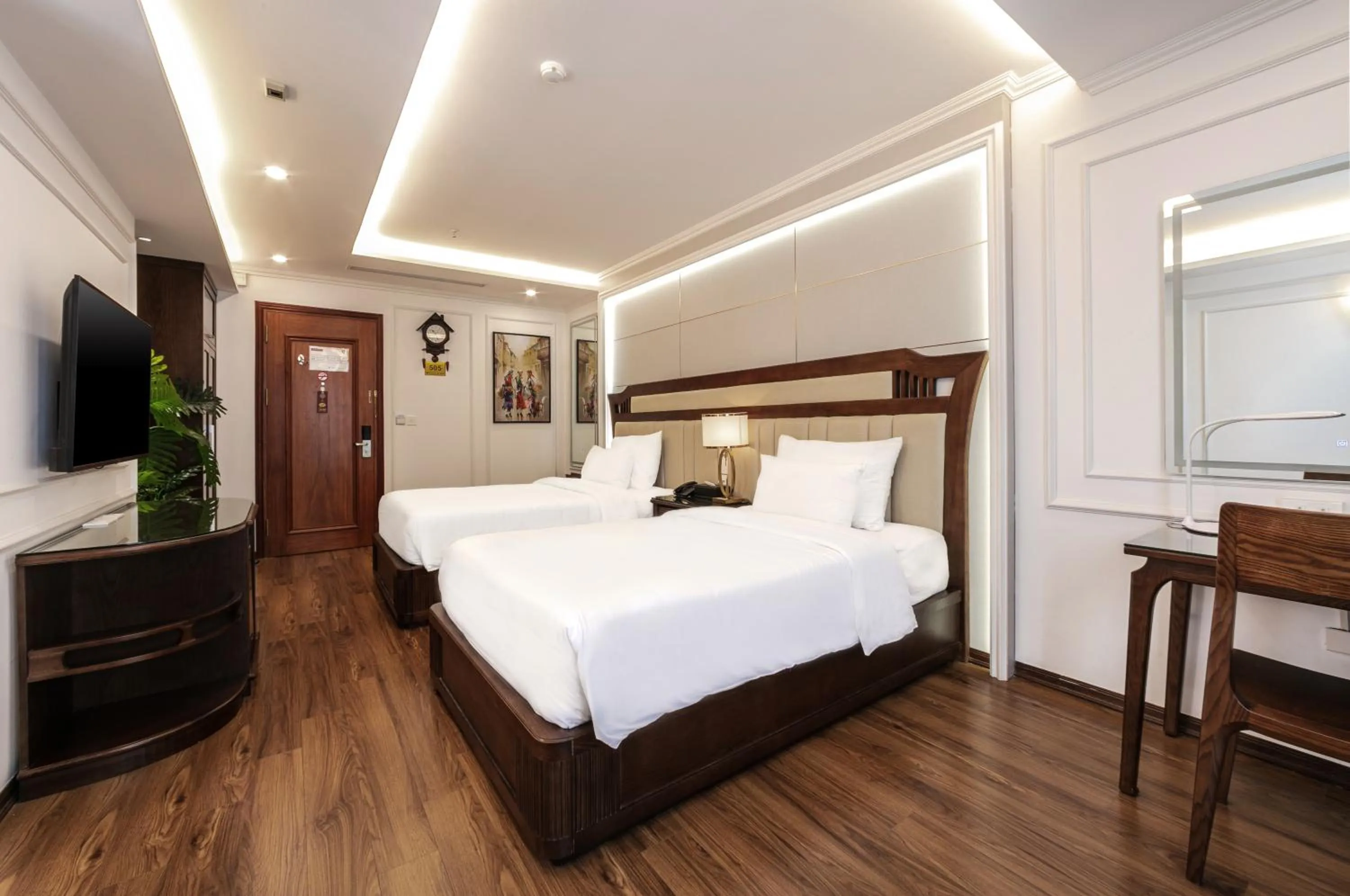 Bed in A25 Hotel - 16 Miếu Đầm
