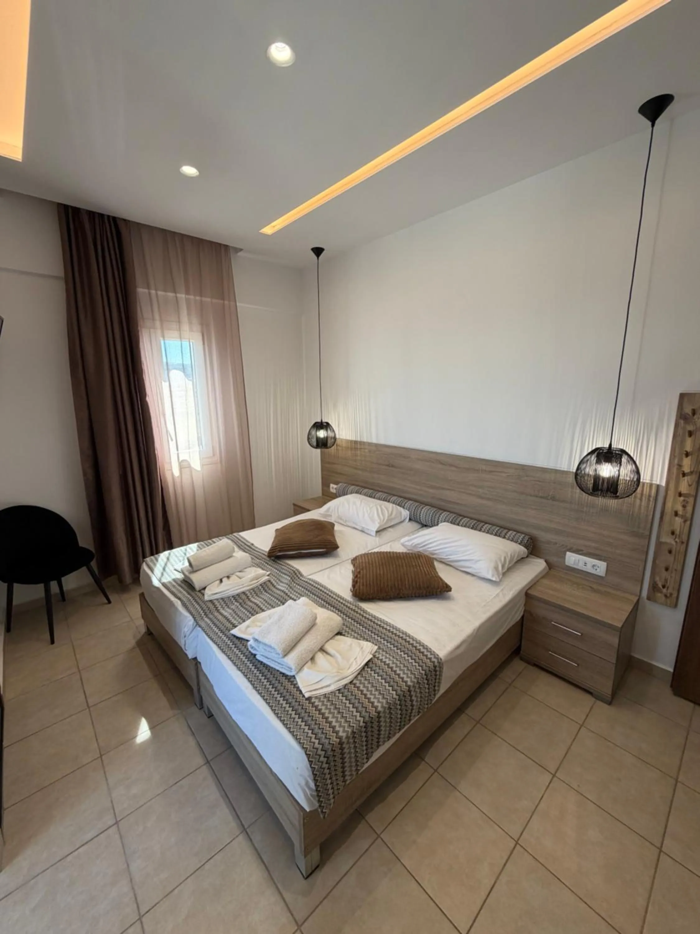 Bed in Villa Livadaros