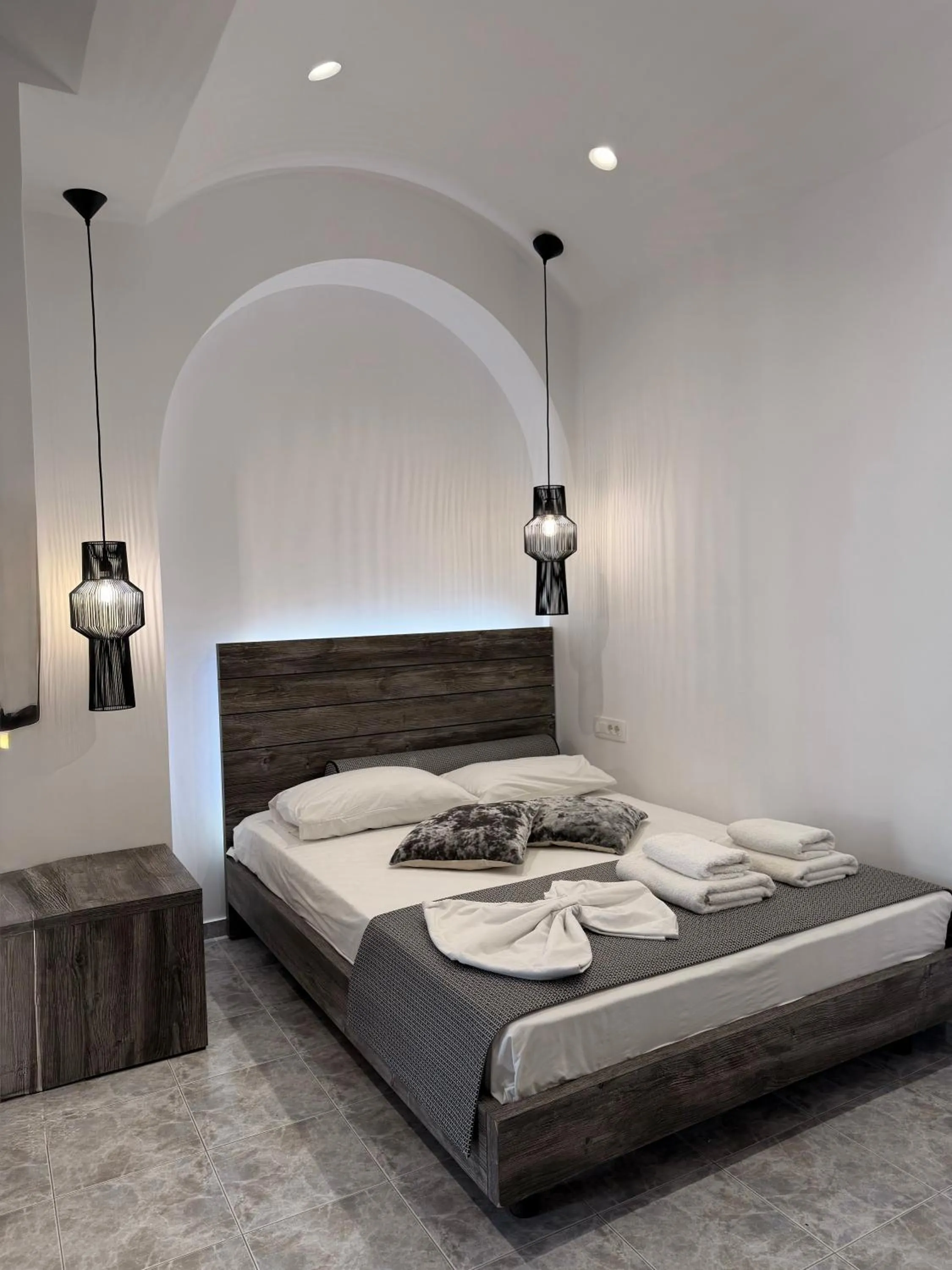 Bed in Villa Livadaros