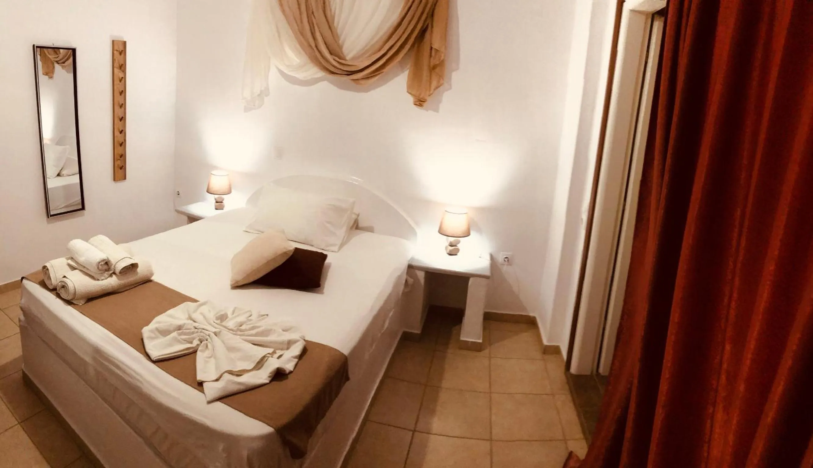 Bed in Villa Livadaros