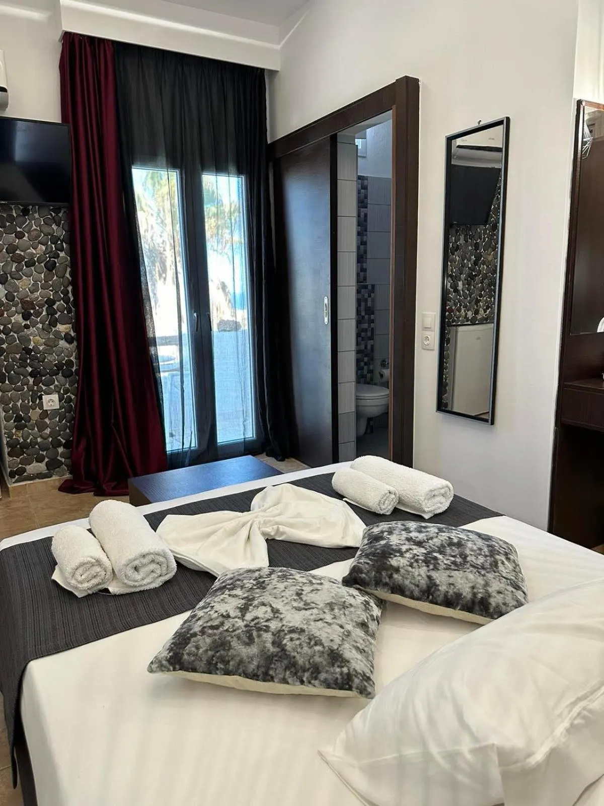 Bed in Villa Livadaros