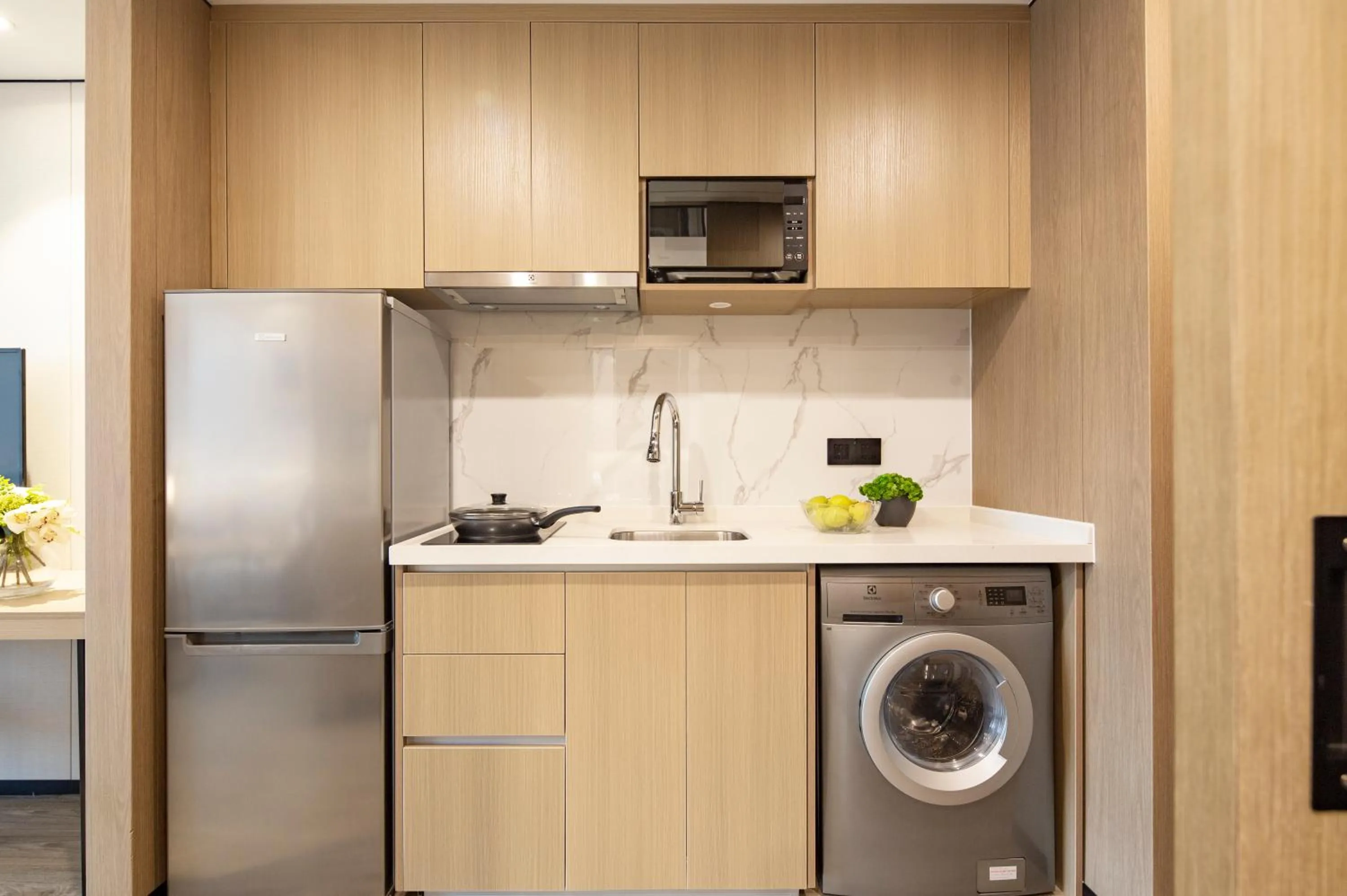 kitchen in CM Serviced Apartment Shenzhen Dongmen