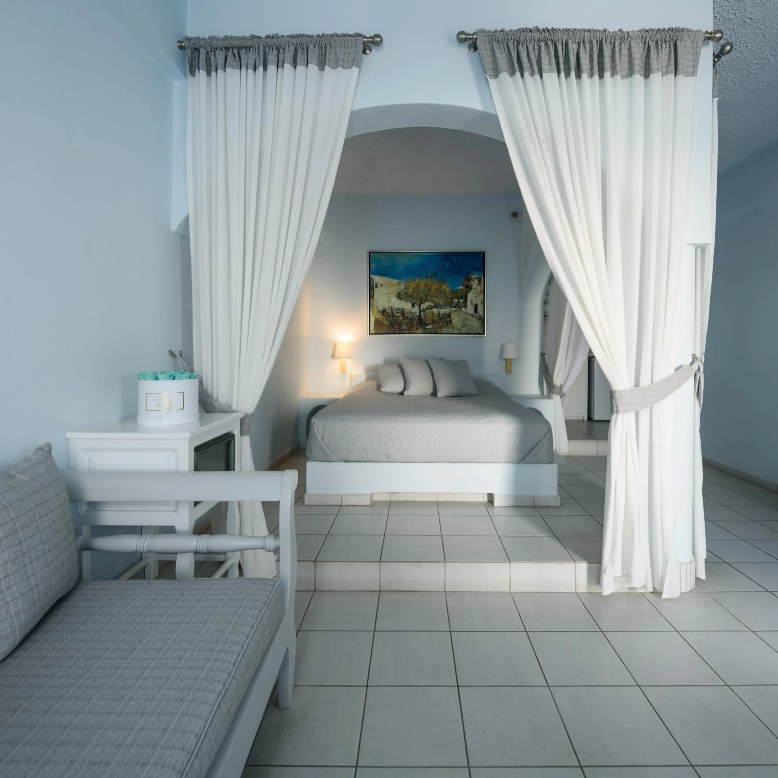 Bed in Andromeda Villas & Spa Resort