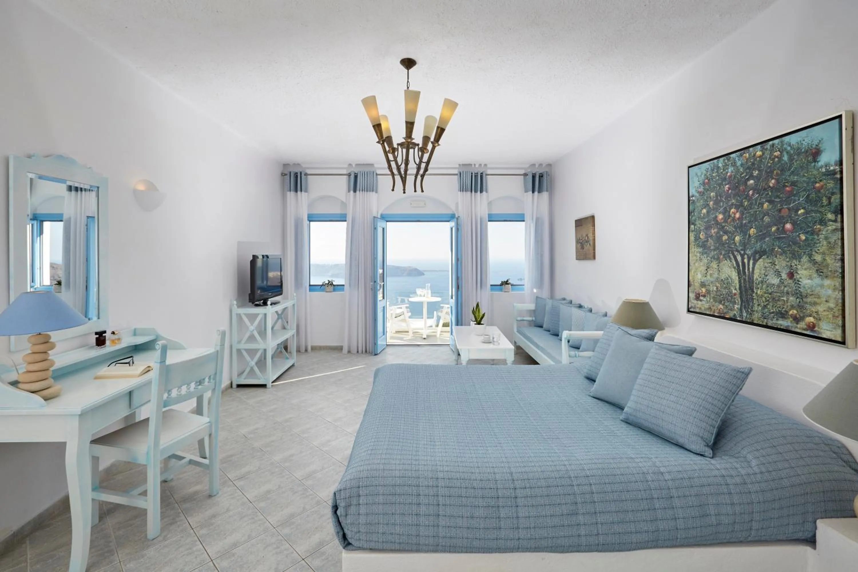 Bed in Andromeda Villas & Spa Resort