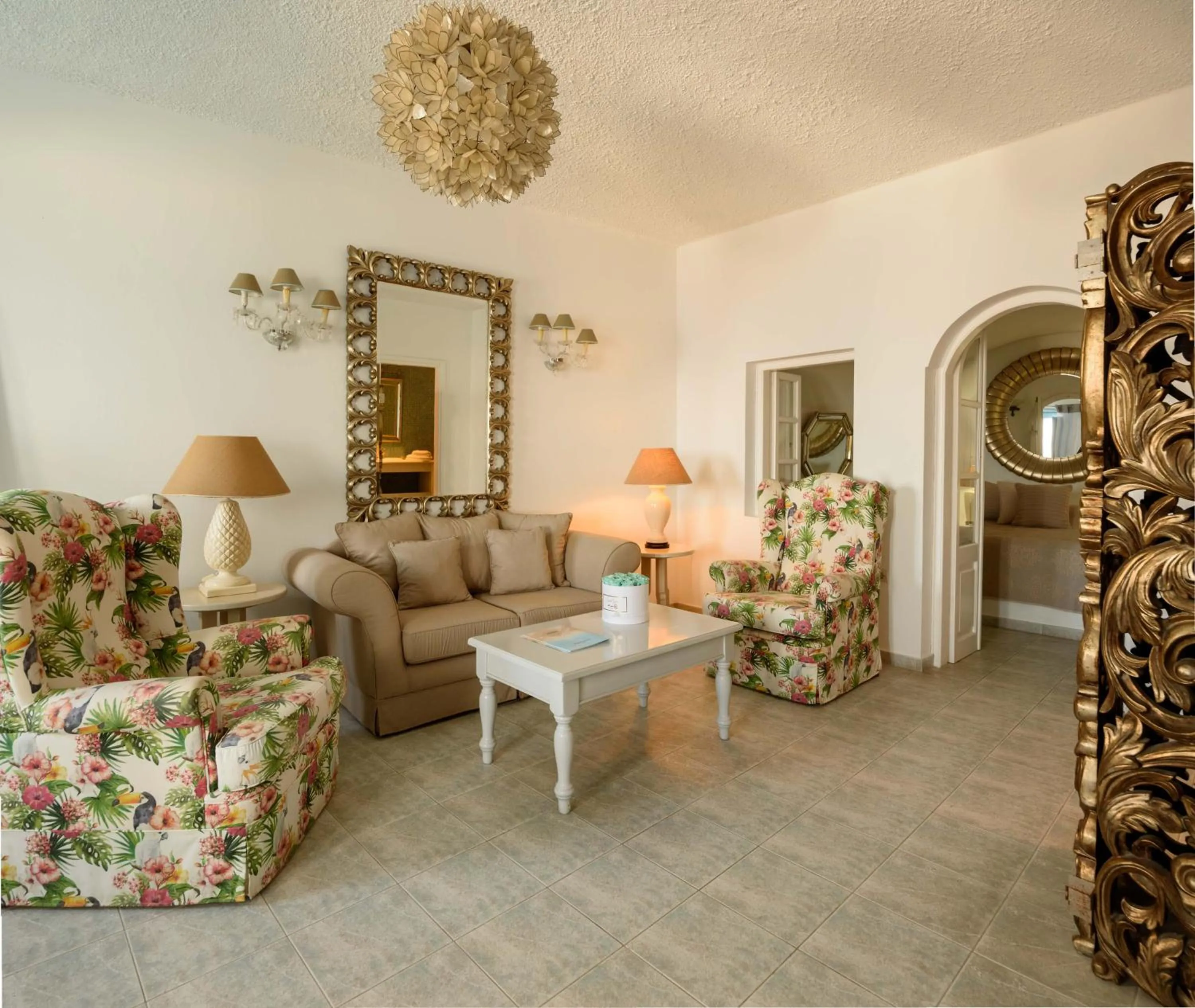 Bed in Andromeda Villas & Spa Resort