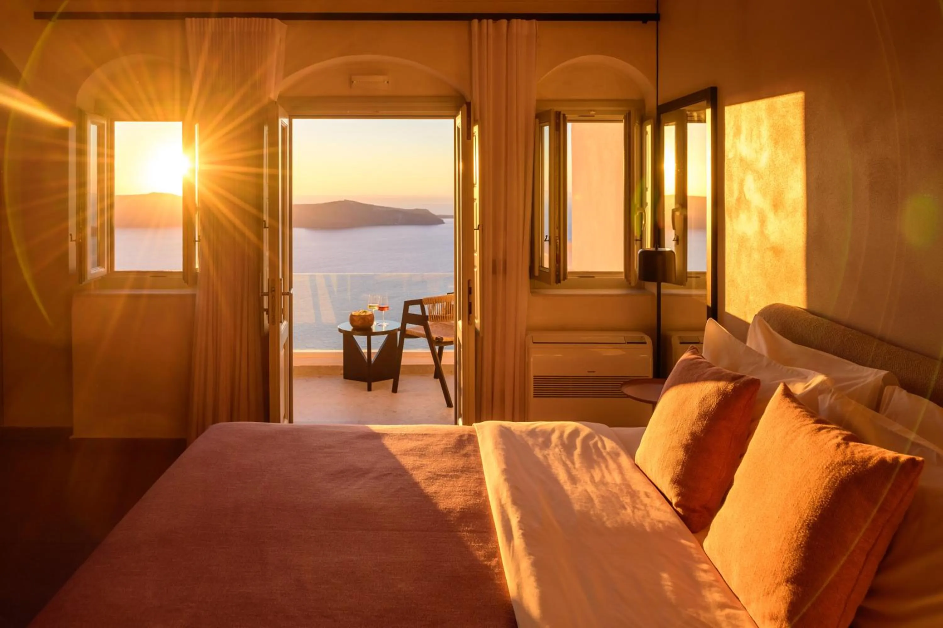 Bed in Andromeda Villas & Spa Resort