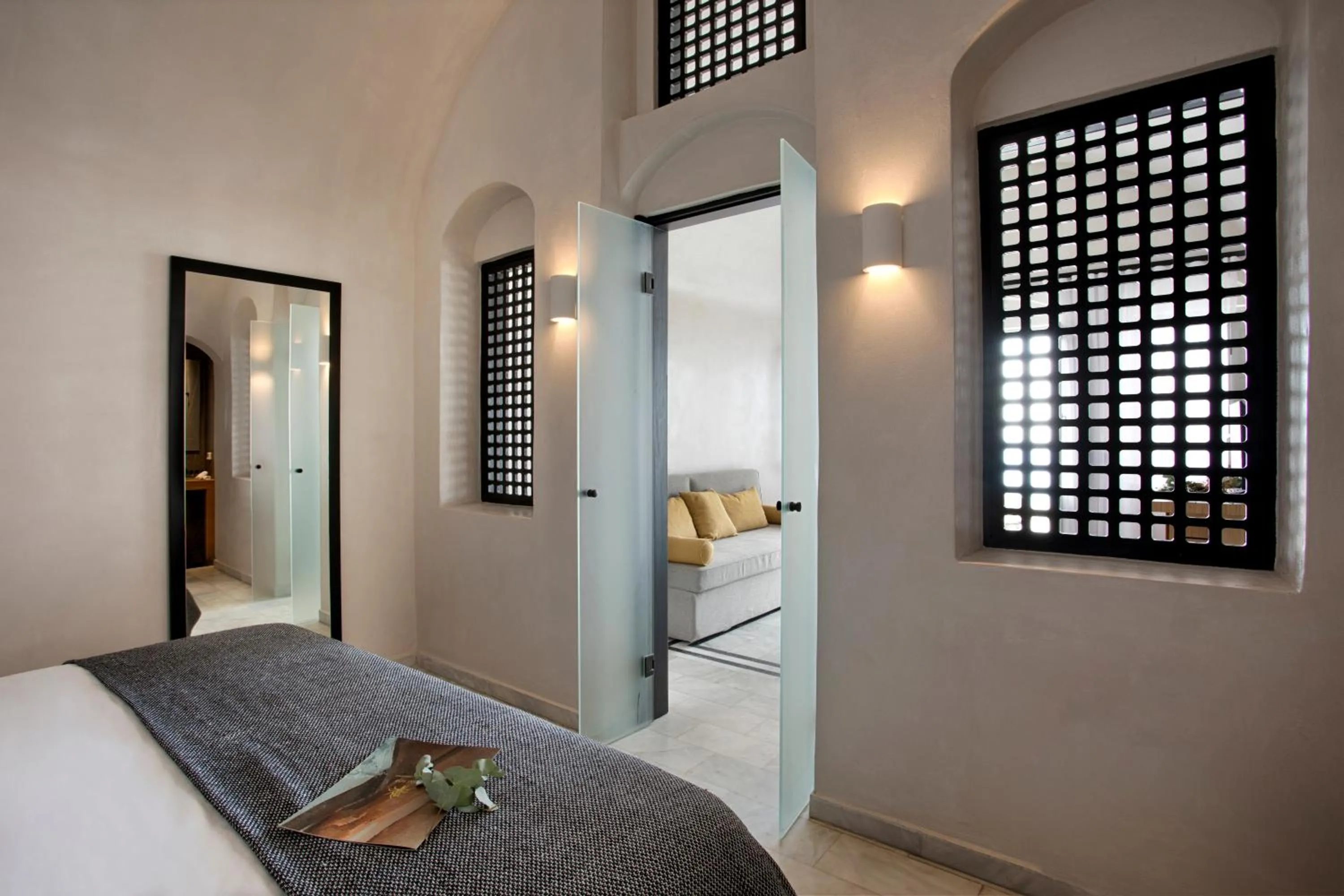 Bed in Andromeda Villas & Spa Resort