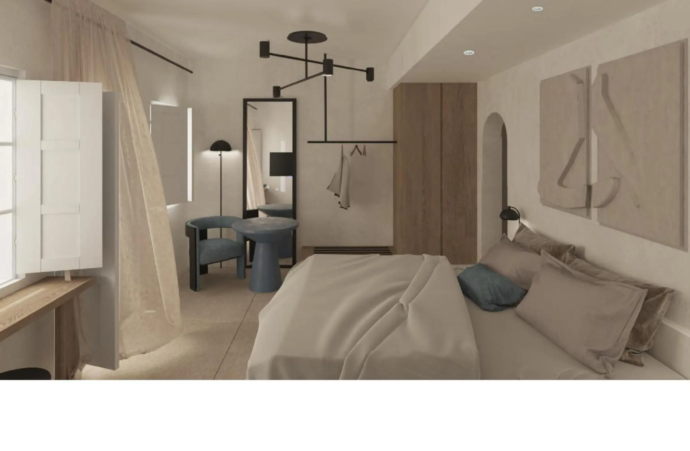 Bed in Andromeda Villas & Spa Resort