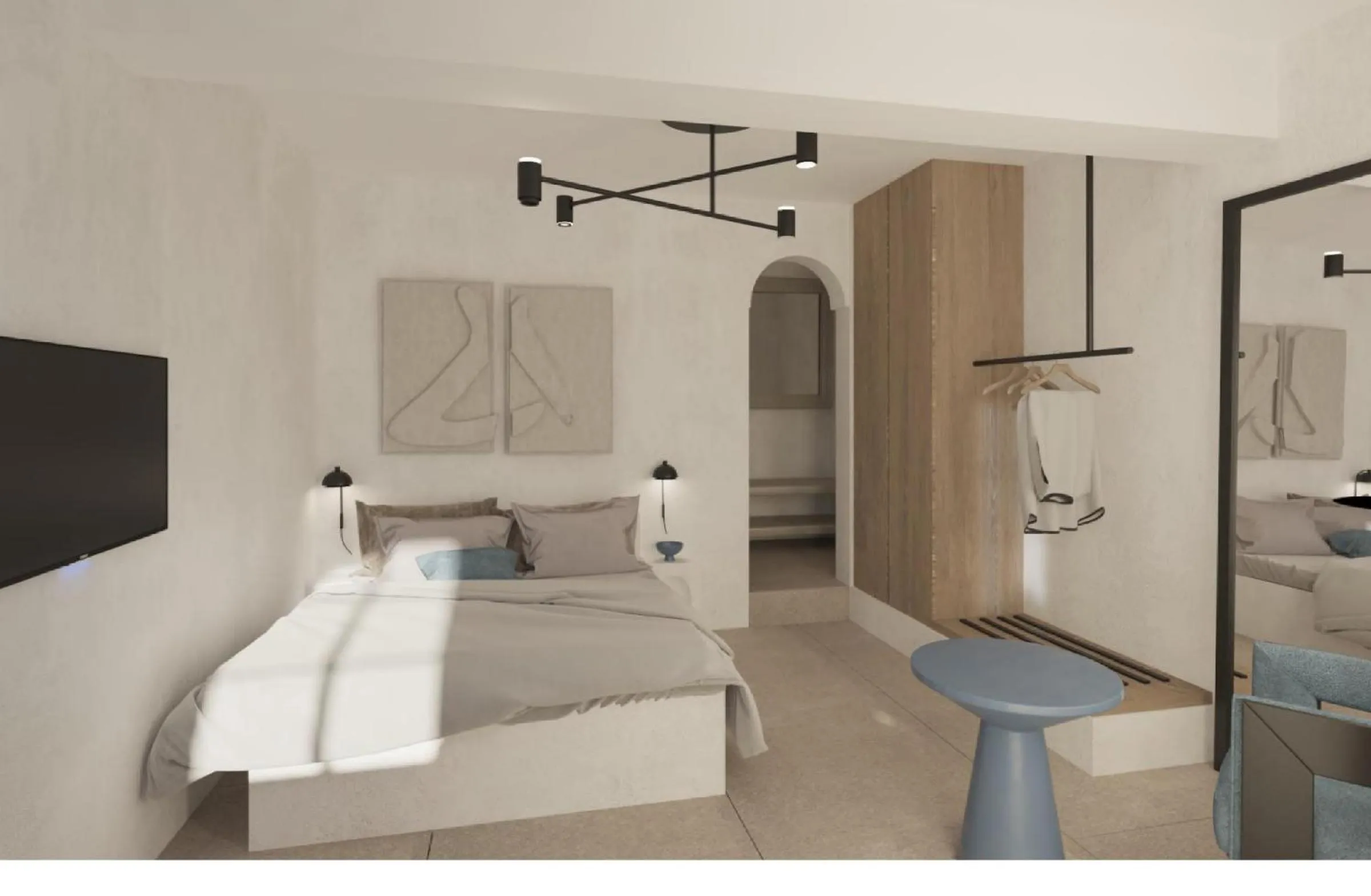 Bed in Andromeda Villas & Spa Resort