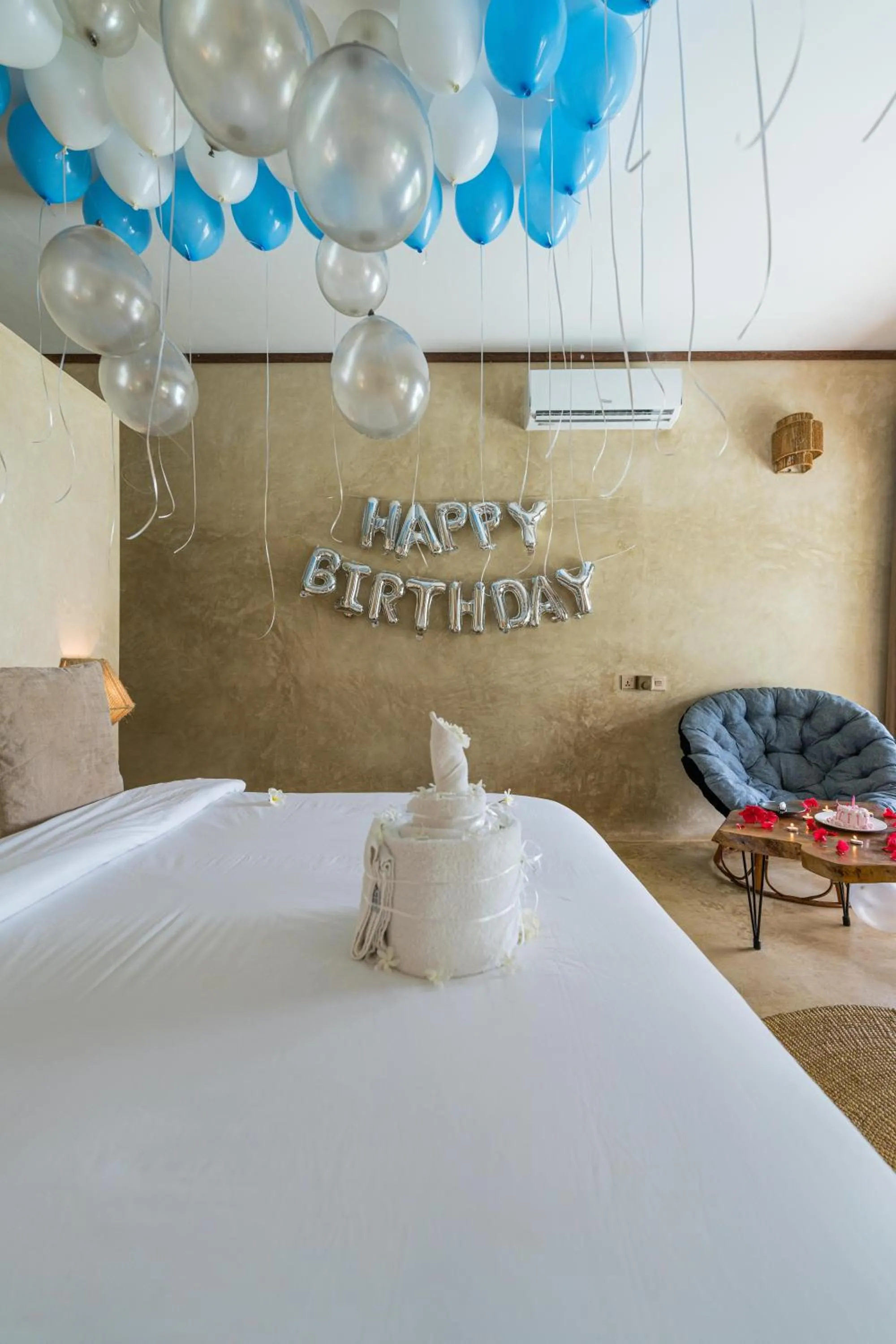 Bed in Safaya Luxury Villas - Adults only