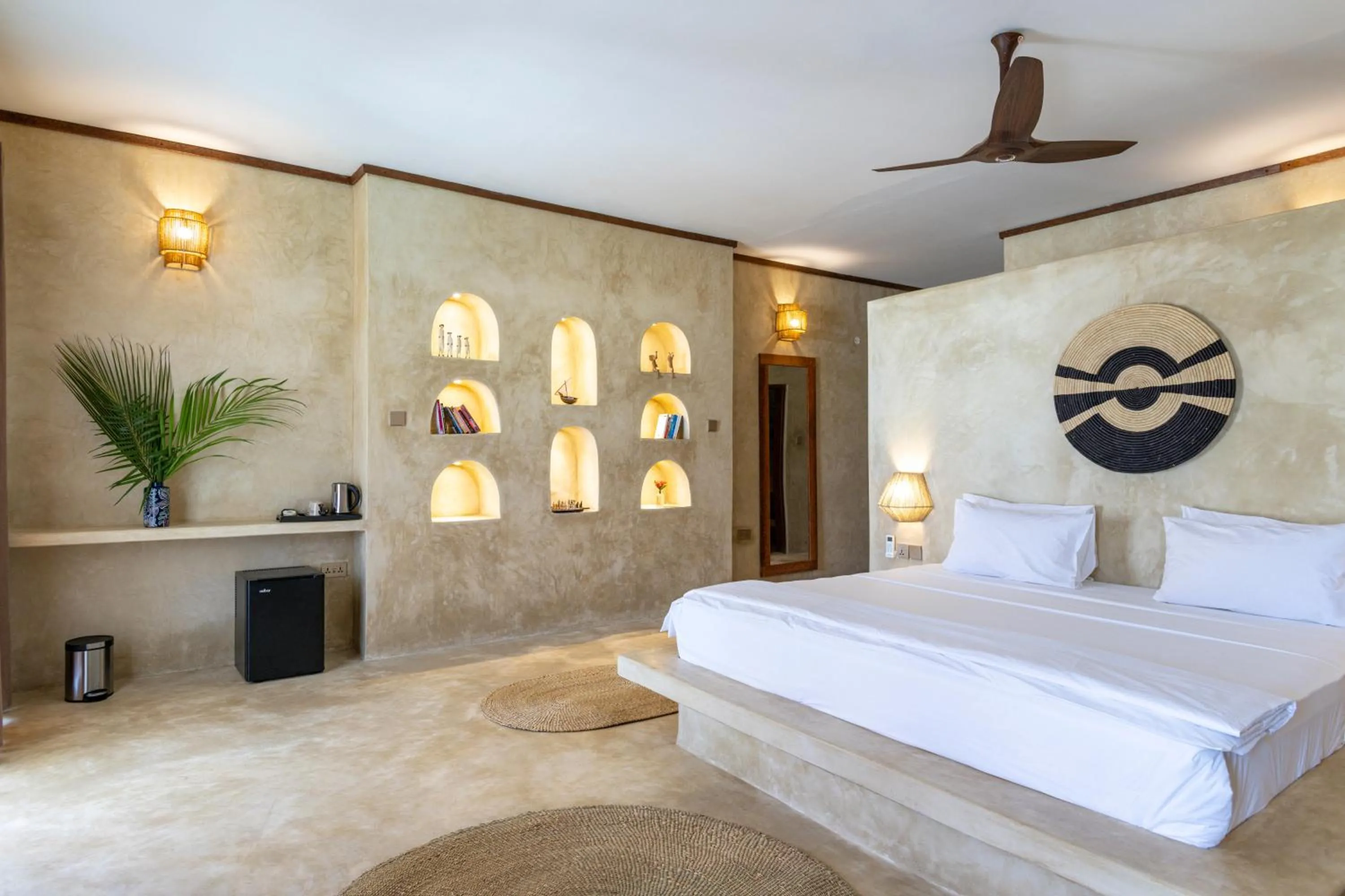 Bed in Safaya Luxury Villas - Adults only