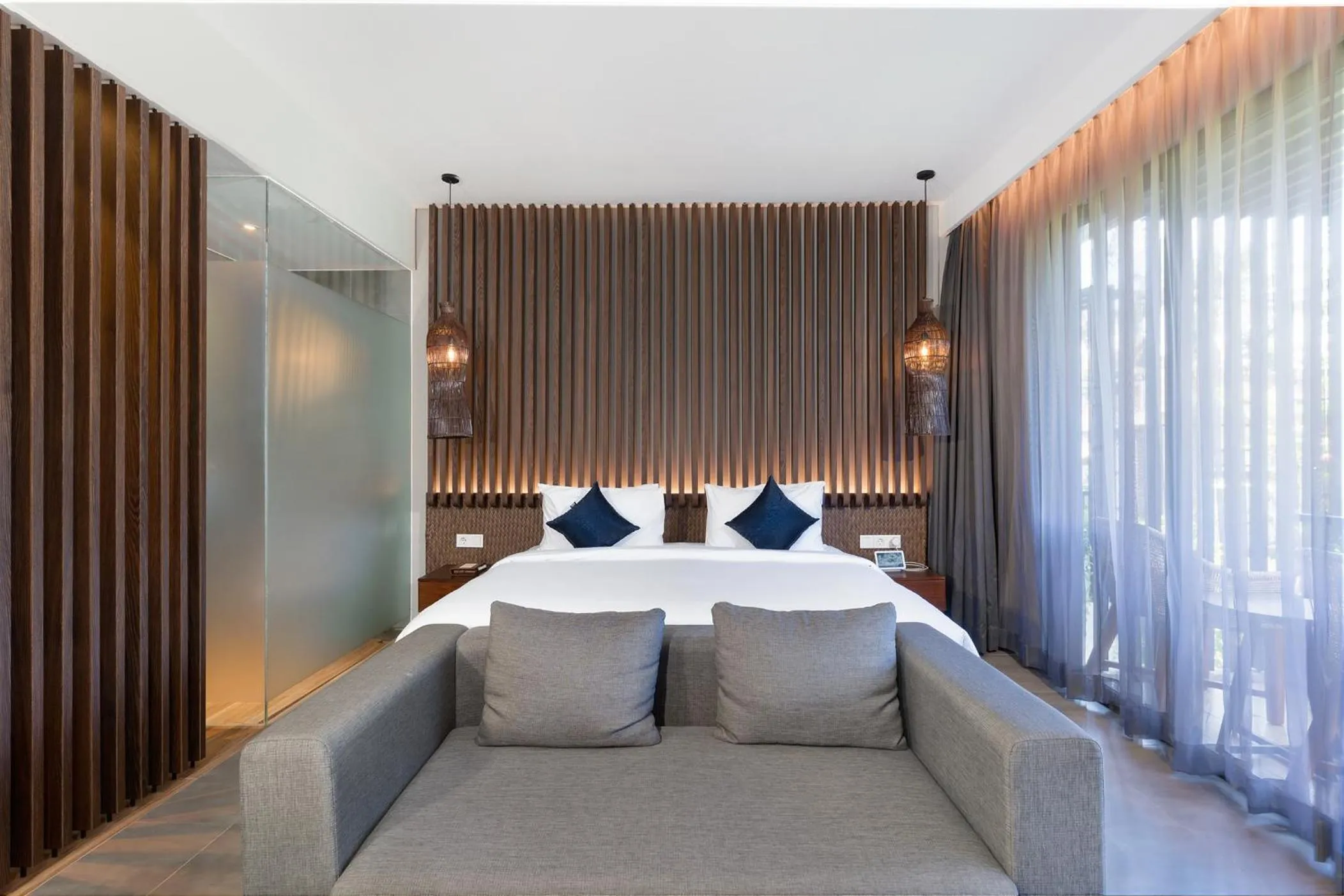 Bed in The Ning Resort Ubud