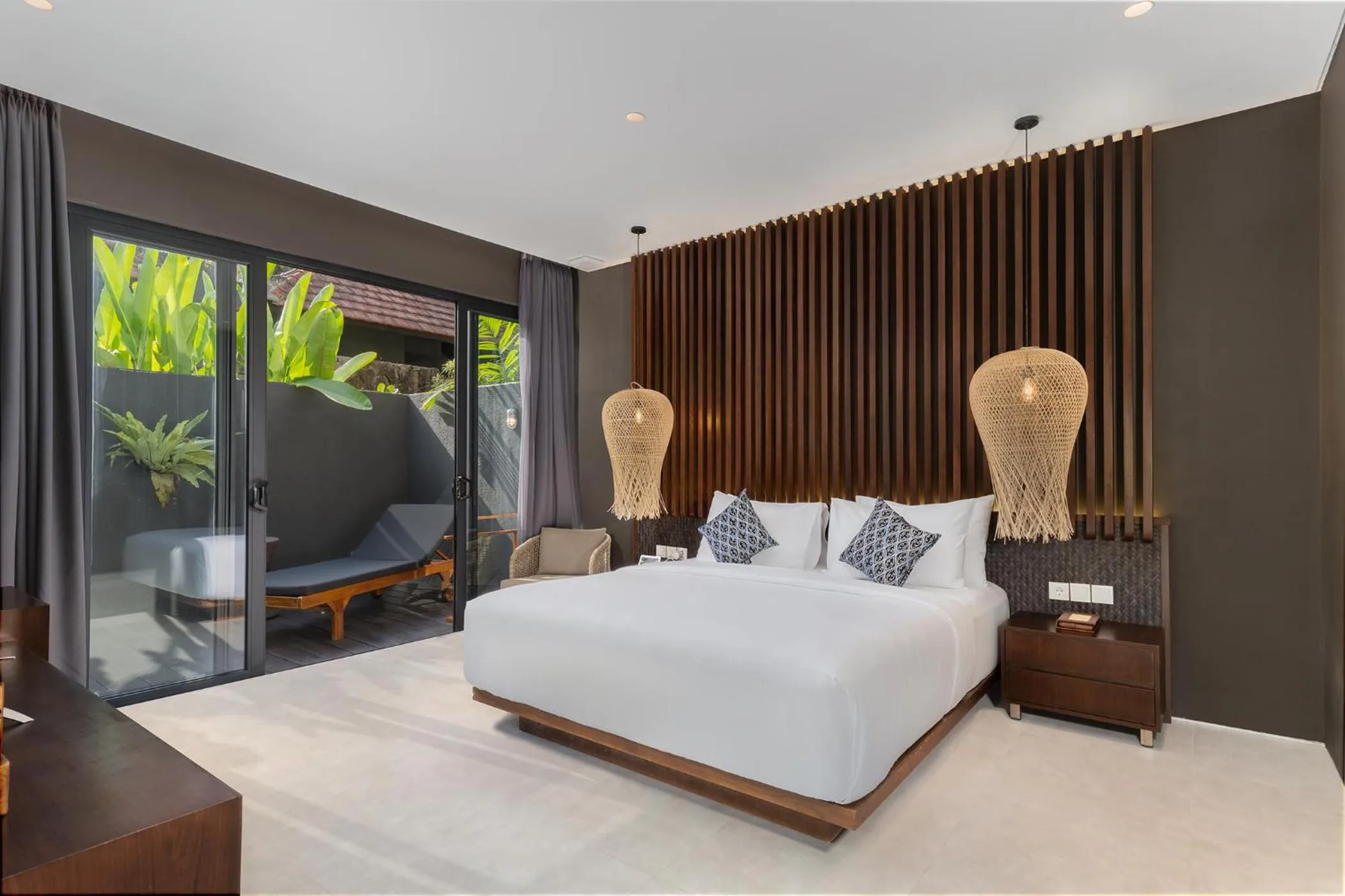 Bed in The Ning Resort Ubud