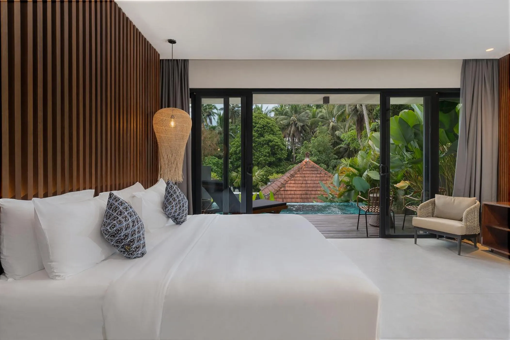 Balcony/Terrace, Bed in The Ning Resort Ubud