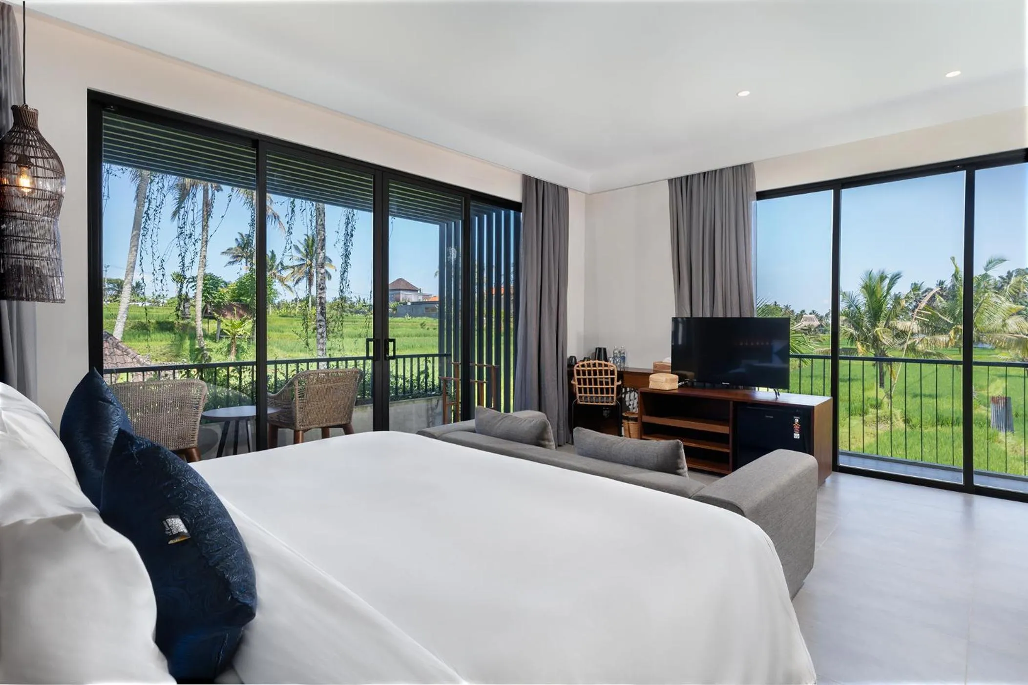 Bed in The Ning Resort Ubud