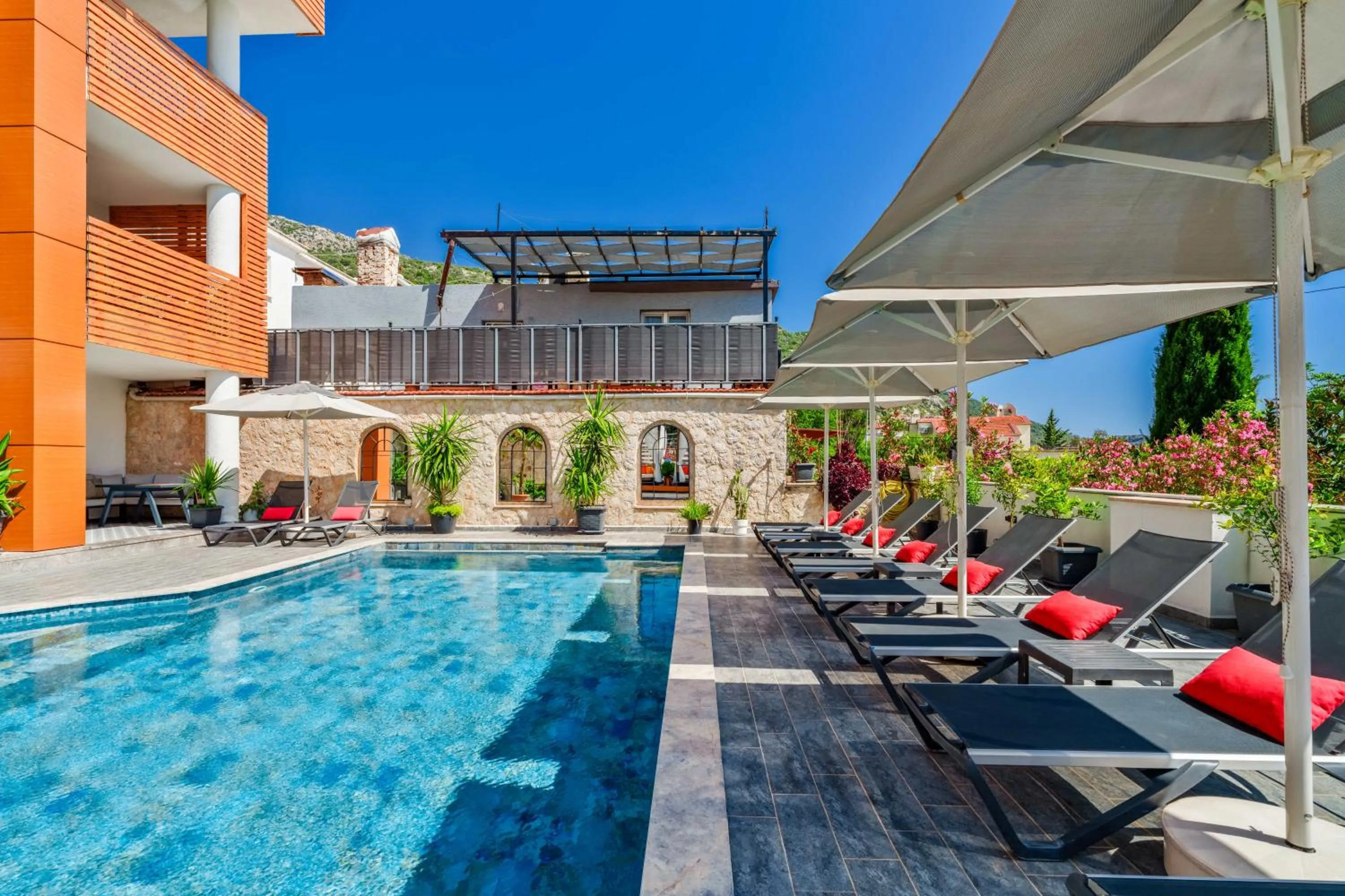 Swimming pool in Lupia Suites