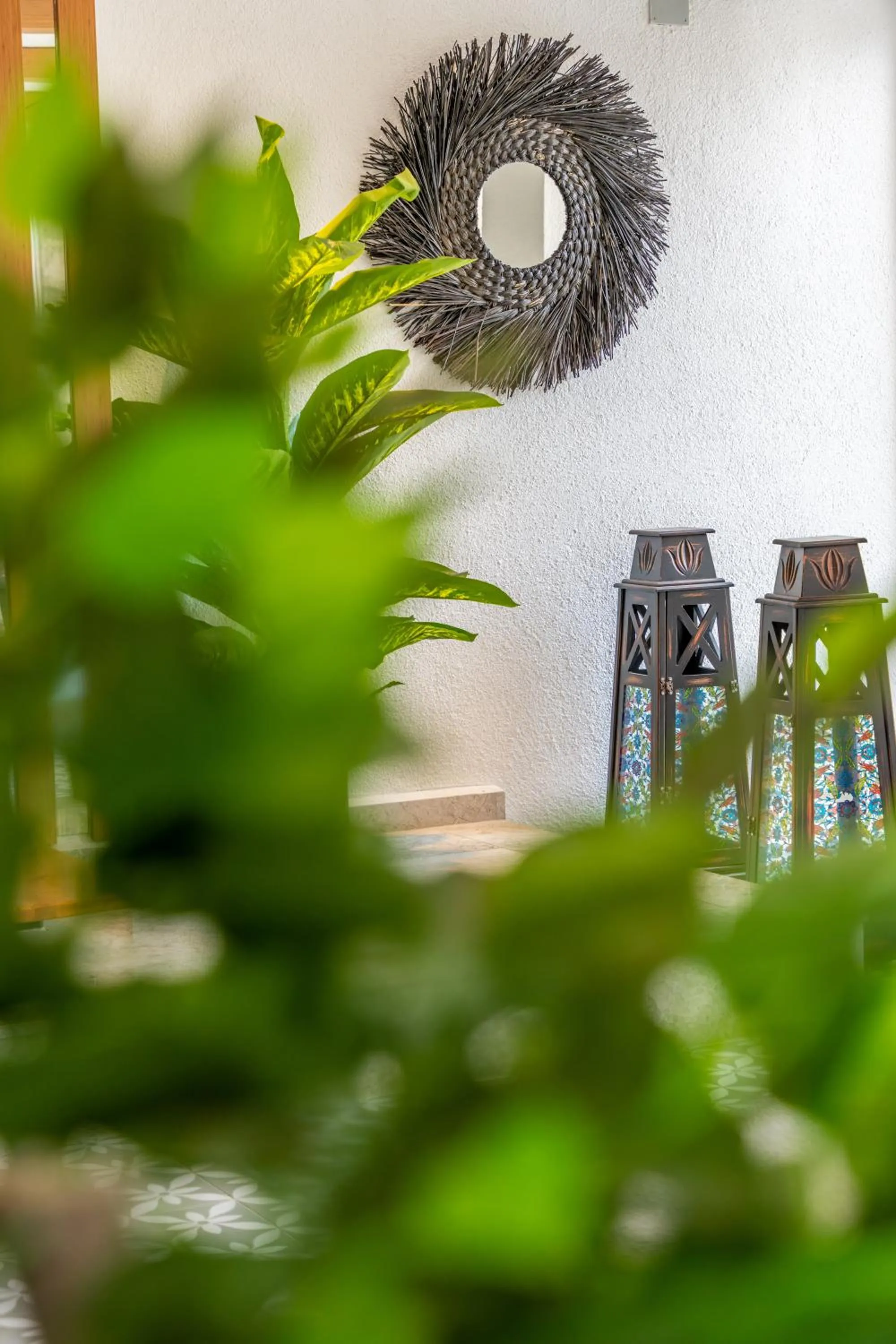 Decorative detail in Lupia Suites