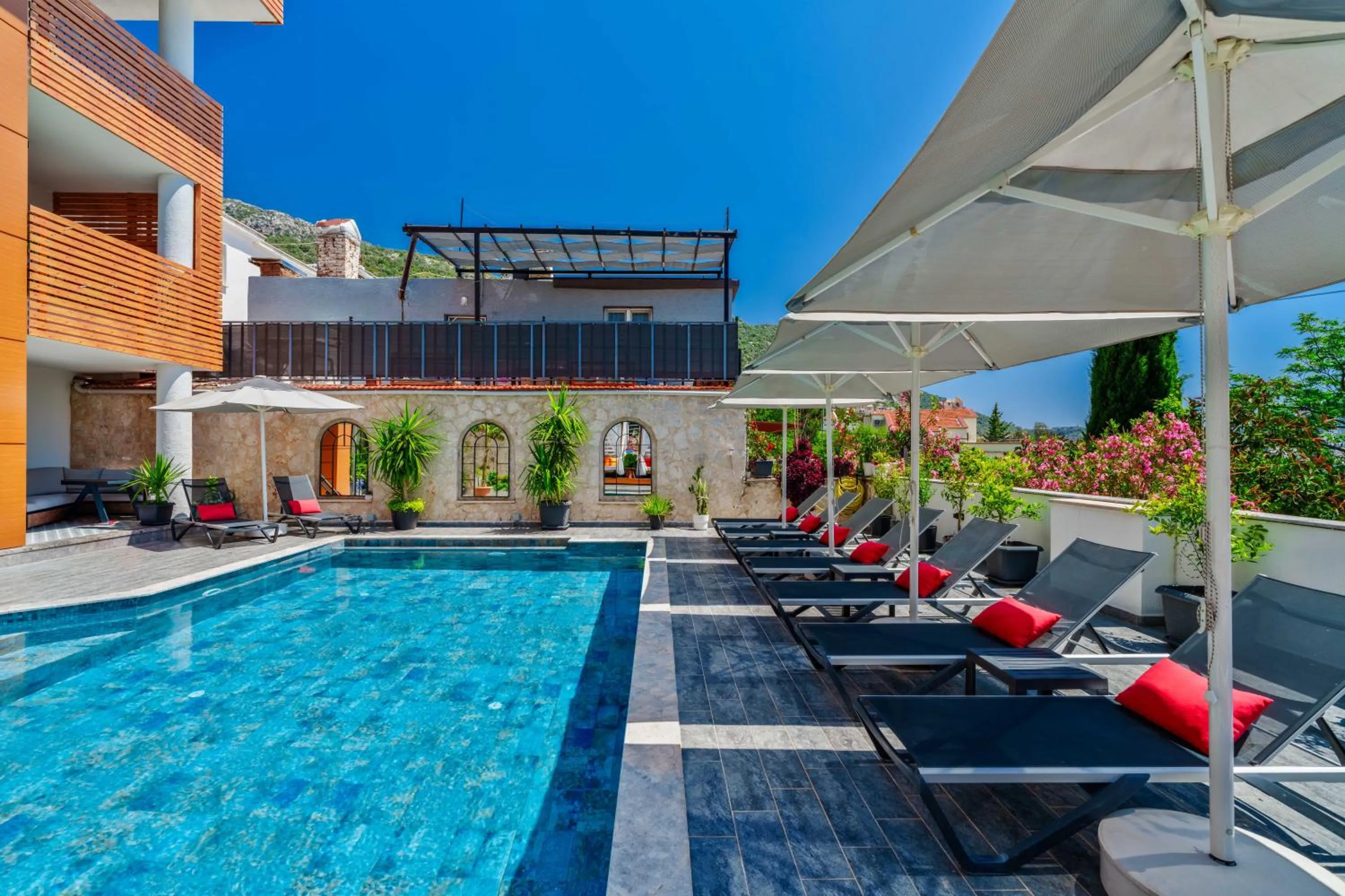 Swimming pool in Lupia Suites