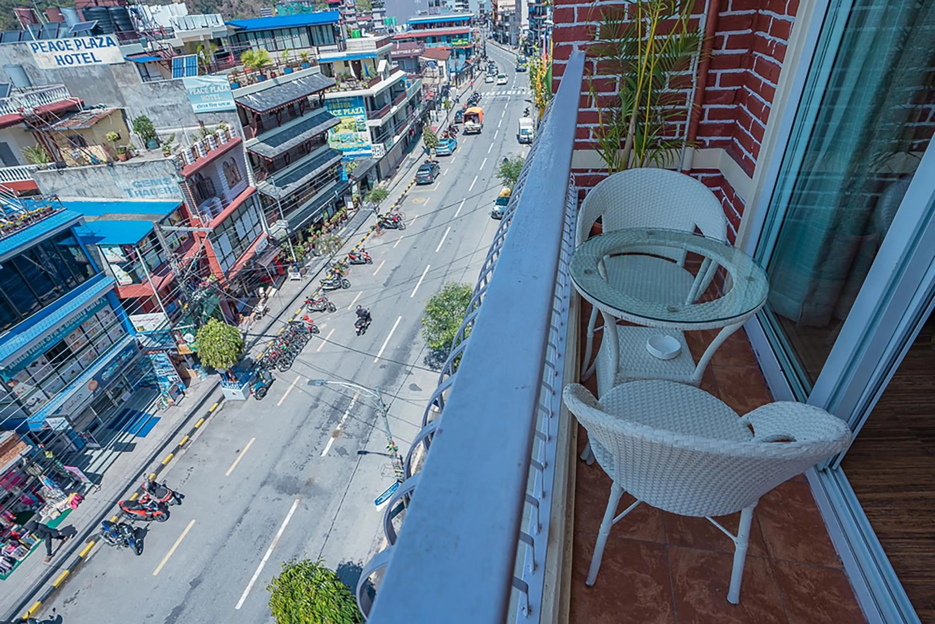 Street view in Himalayan Glory Inn