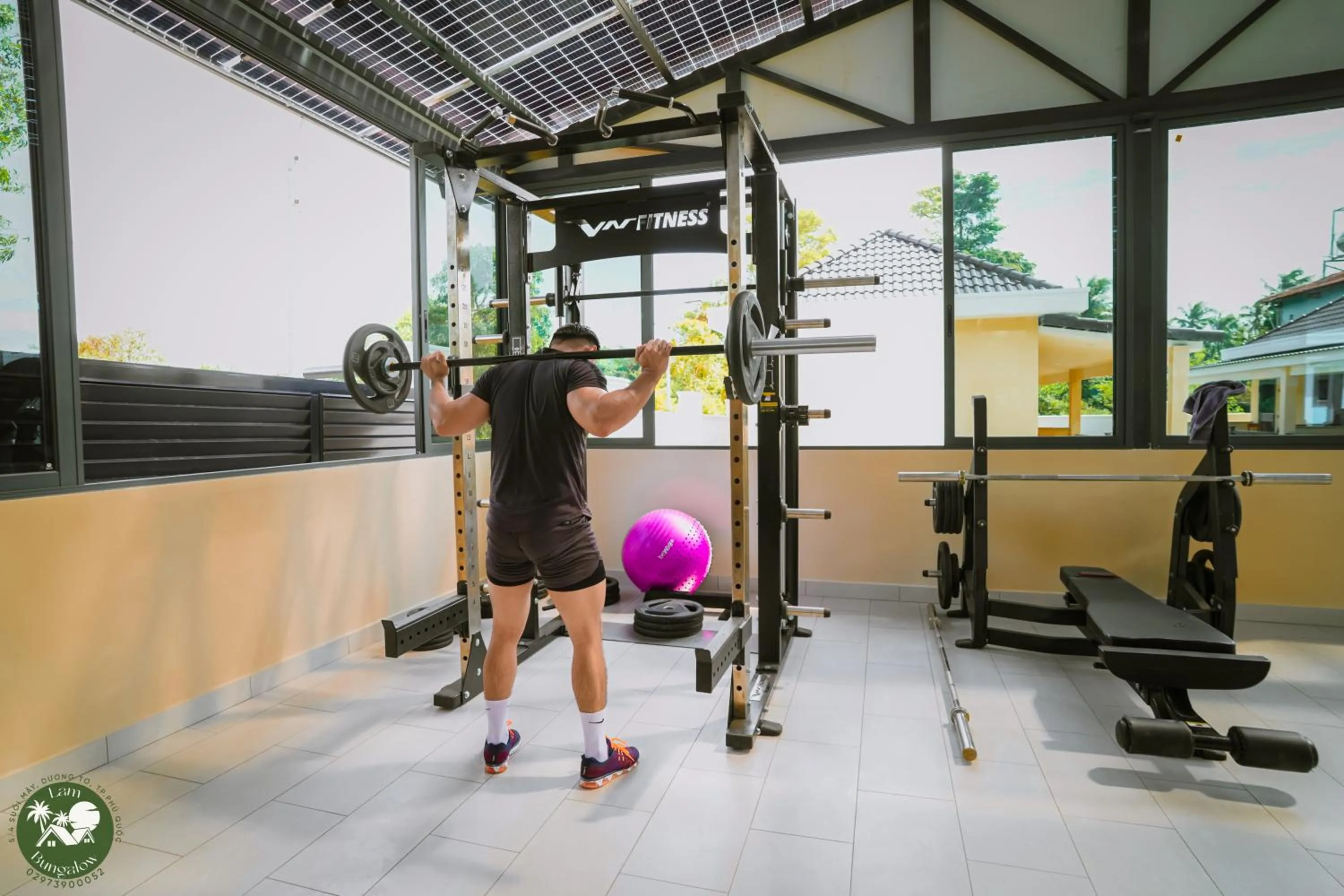 Fitness centre/facilities in LAM BUNGALOW Resort & Spa