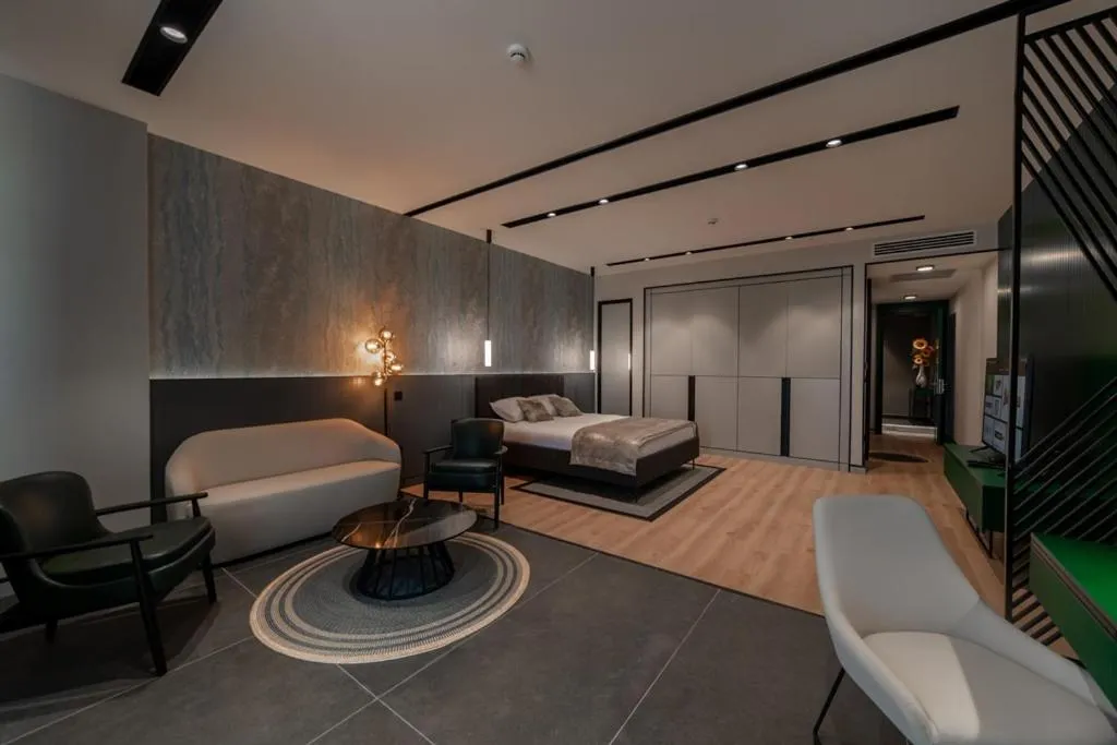 Bed in Dostyk Business Hotel