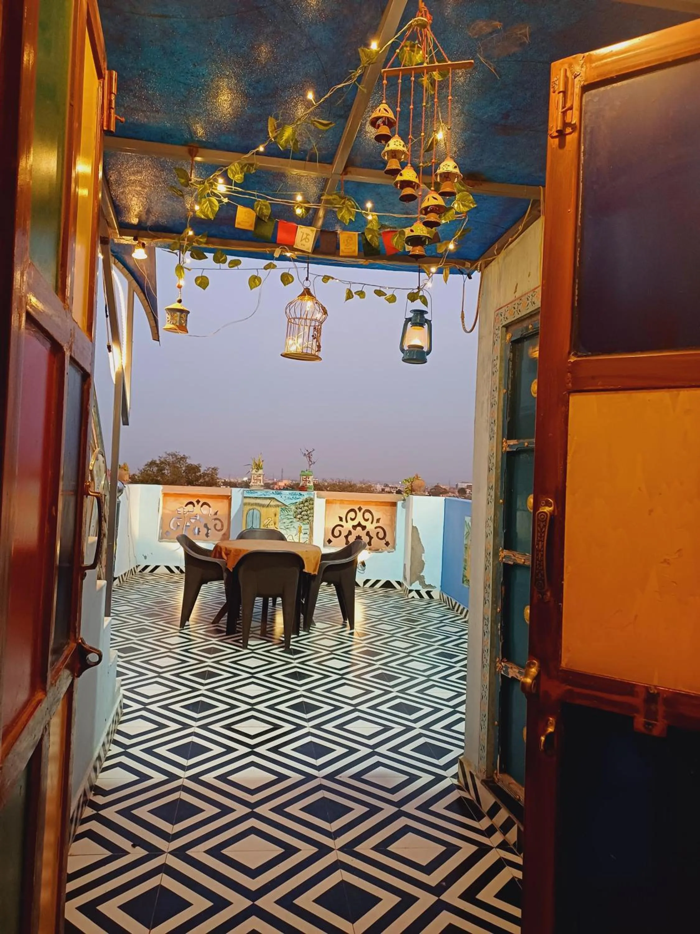 Seating area in The Mehran way Homestay