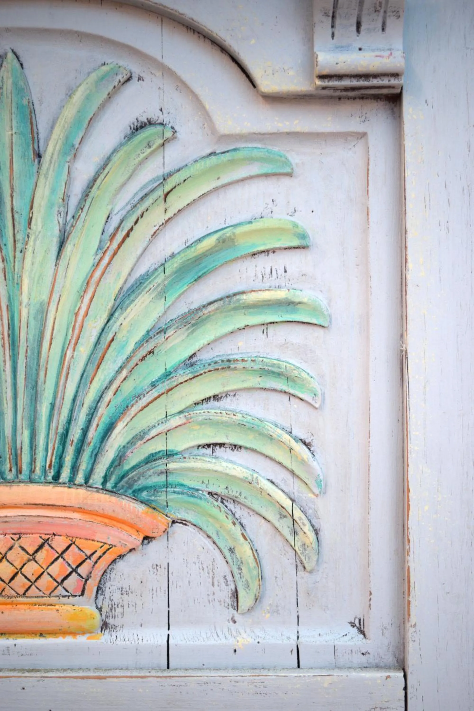 Decorative detail in Pensión Aduar