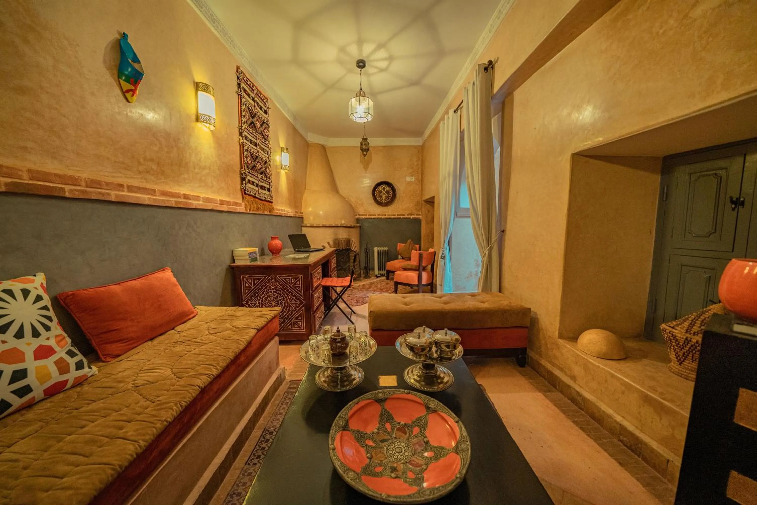 Living room in Riad Azawan