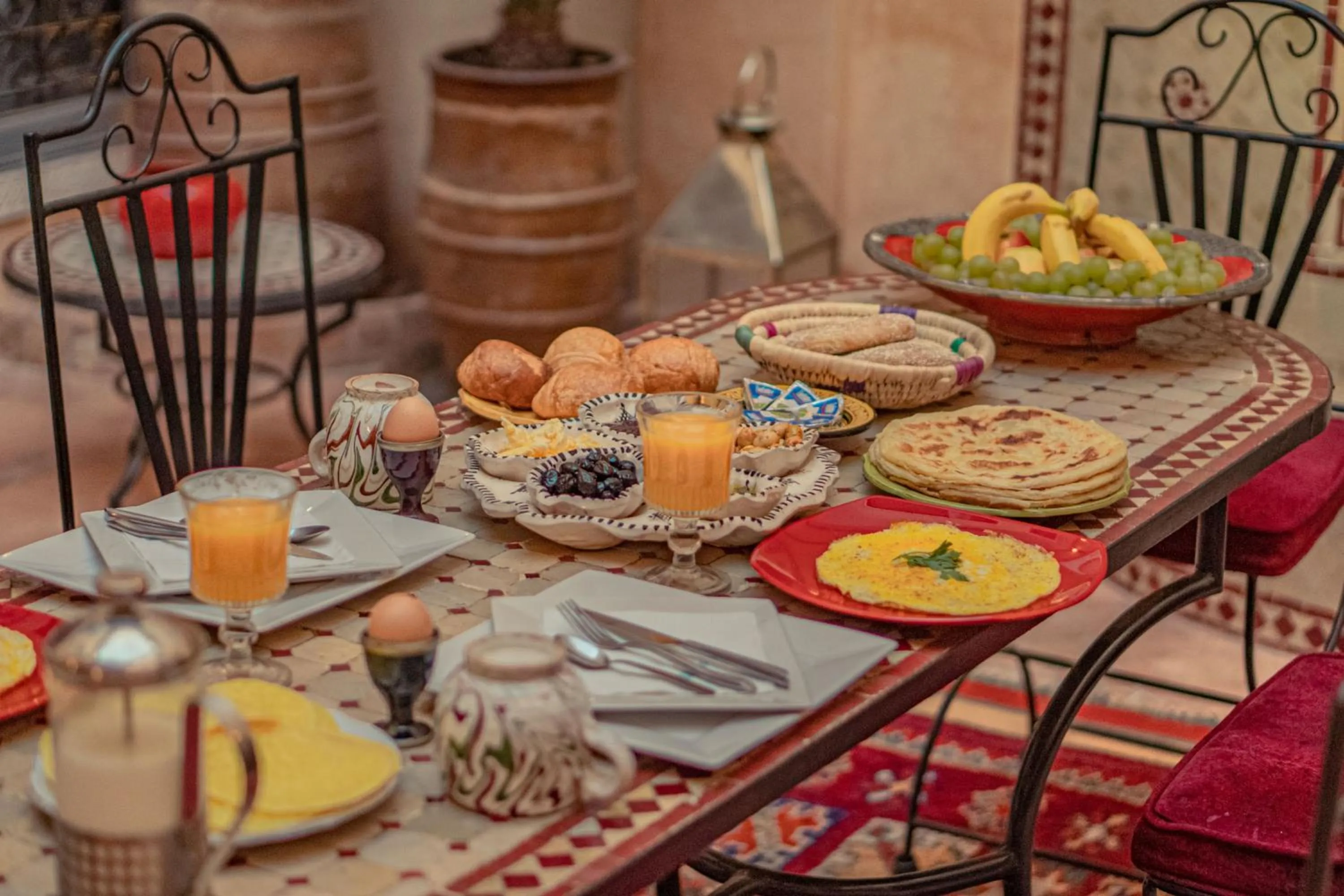 Breakfast in Riad Azawan