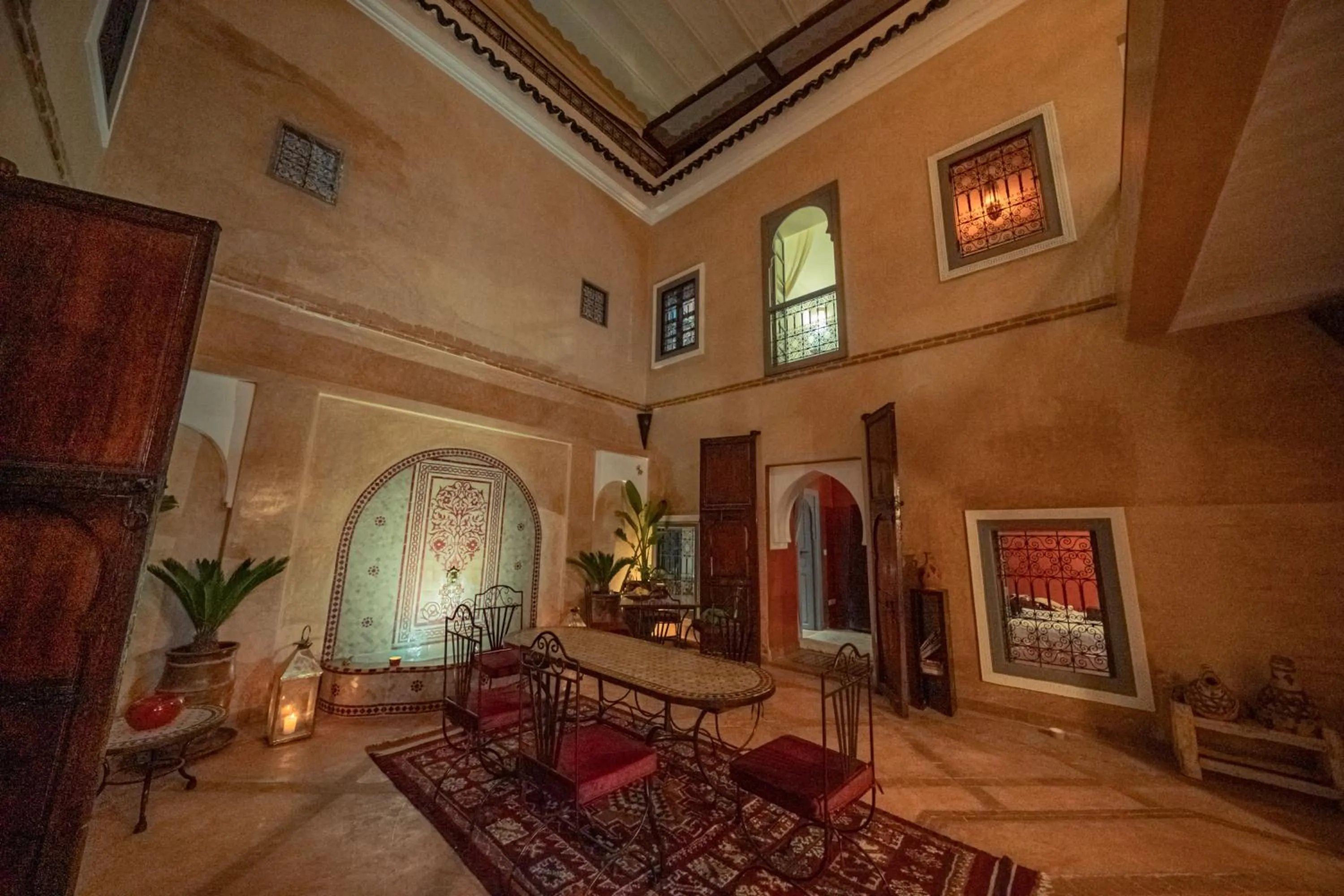Living room in Riad Azawan
