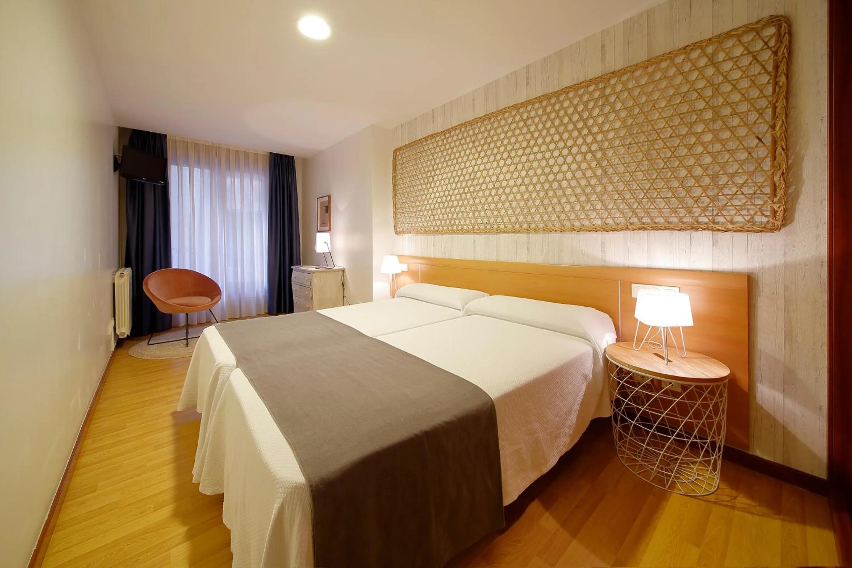 Decorative detail, Bed in Apartamentos Urban Blue, Blue Hotels