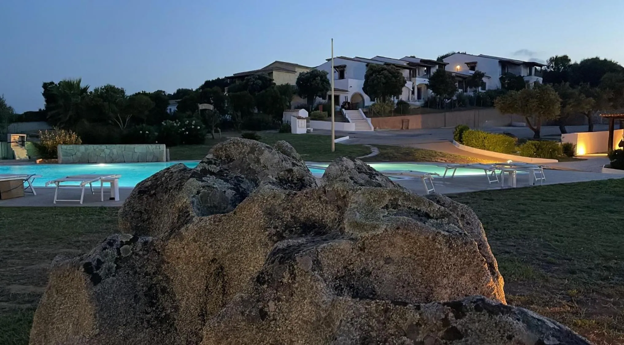 Pool view in La Smeraldina Resort