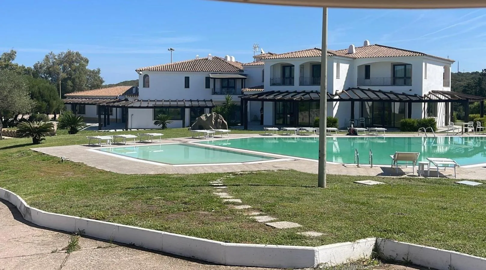 Pool view in La Smeraldina Resort